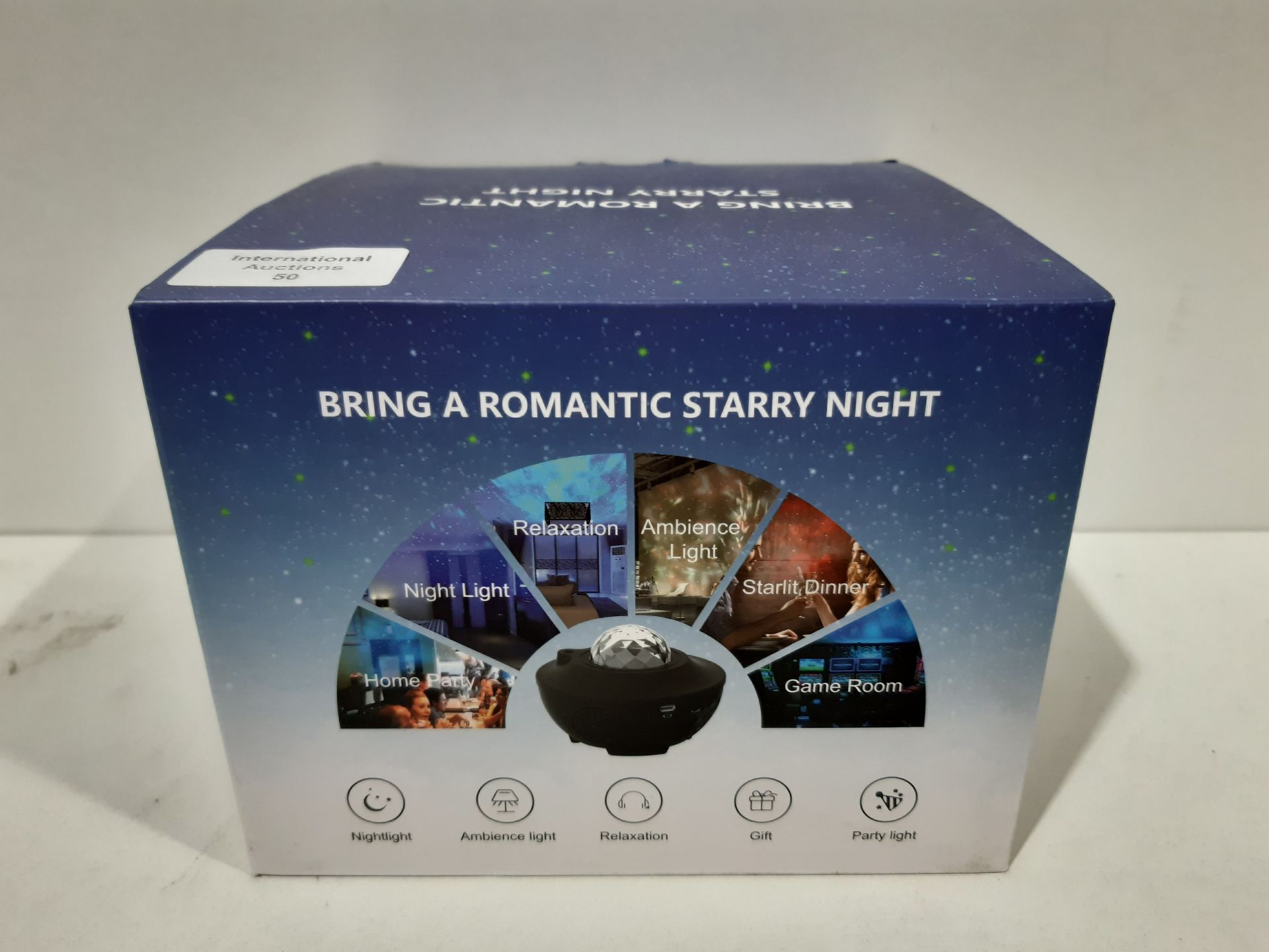 RRP £20.34 Star Projector Galaxy Light Projector Ocean Wave LED - Image 2 of 2