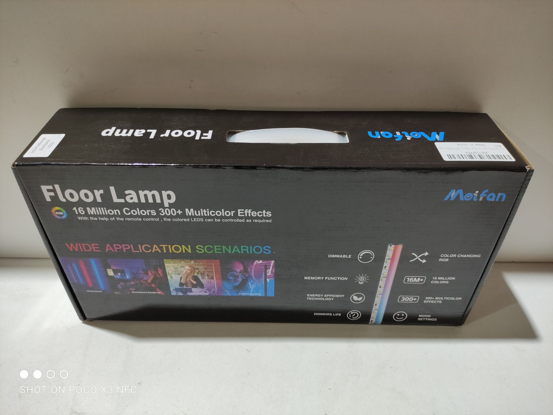 RRP £66.98 Meifan LED Corner Floor Lamp - Image 2 of 2
