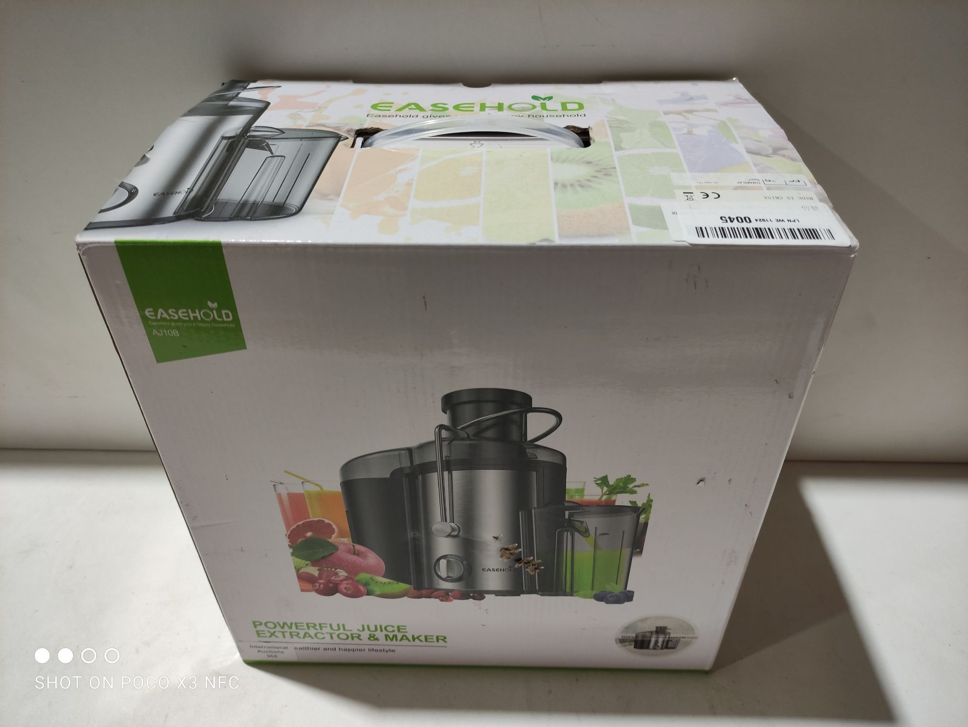 RRP £46.99 EASEHOLD Centrifugal Juicer 600W Juice Extractor Machine - Image 2 of 2