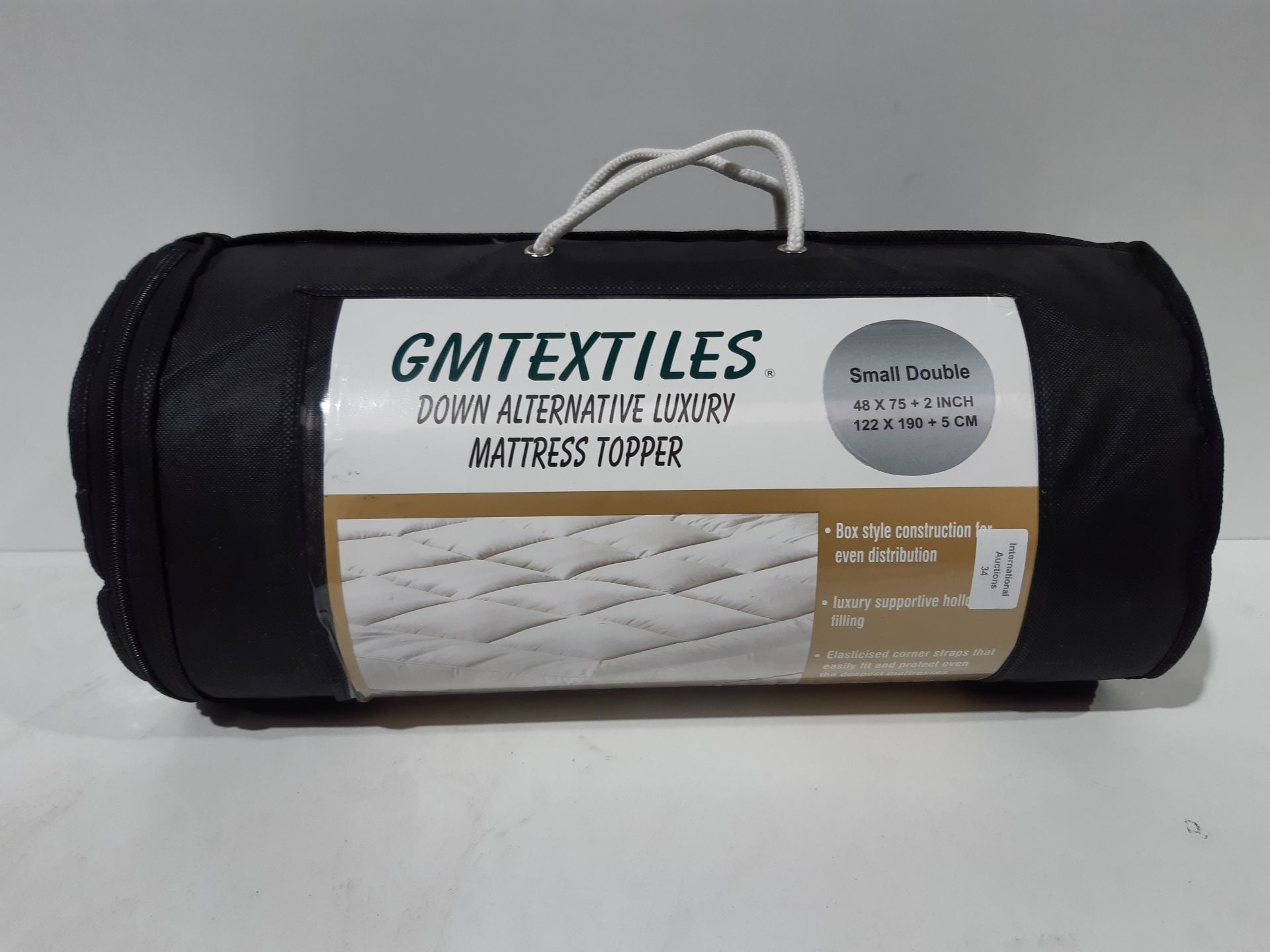 RRP £30.98 GMTEXTILES II HOTEL QUALITY(Microlite) MICRO FIBER MATTRESS TOPPER THICK 5 CM - Image 2 of 2