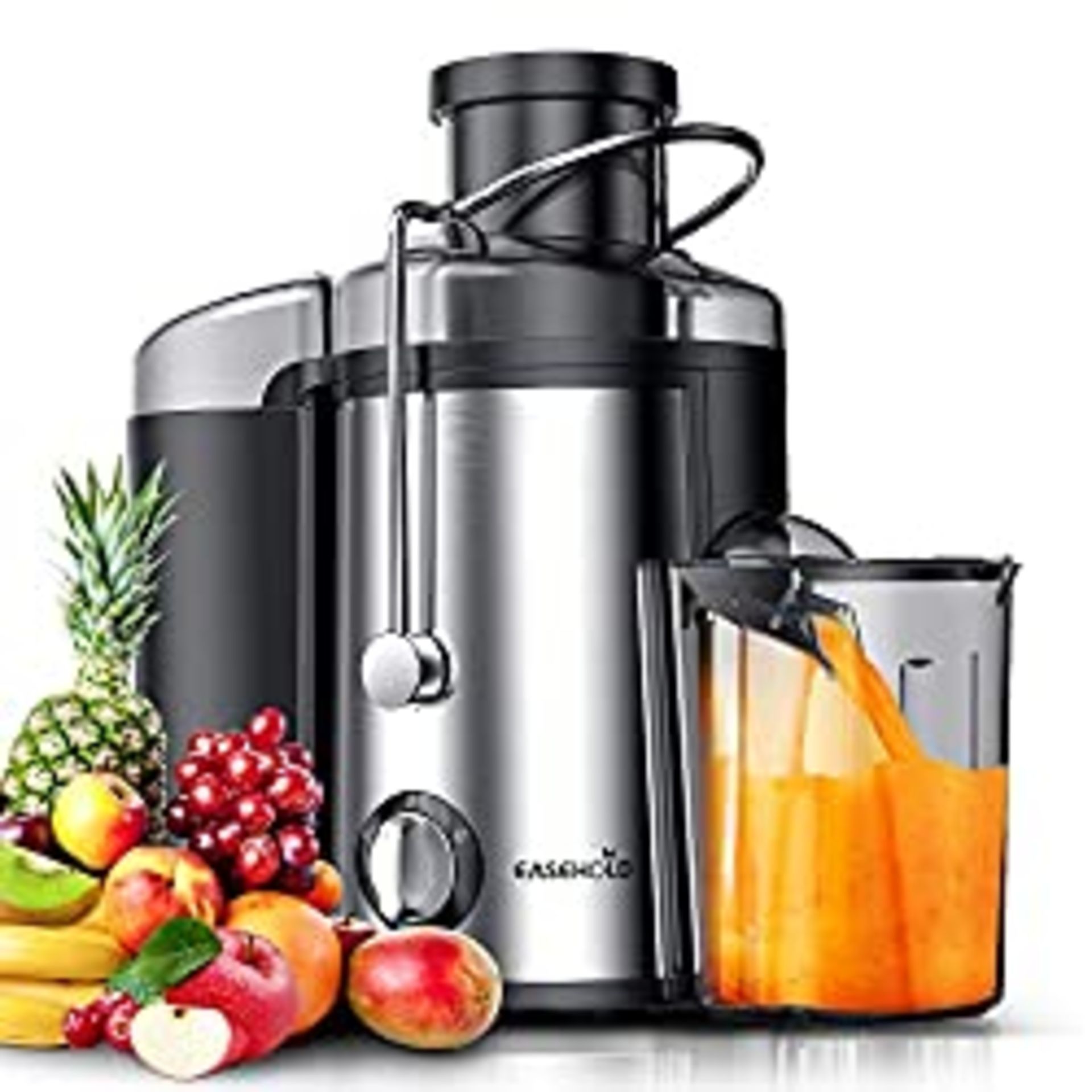 RRP £46.99 EASEHOLD Centrifugal Juicer 600W Juice Extractor Machine