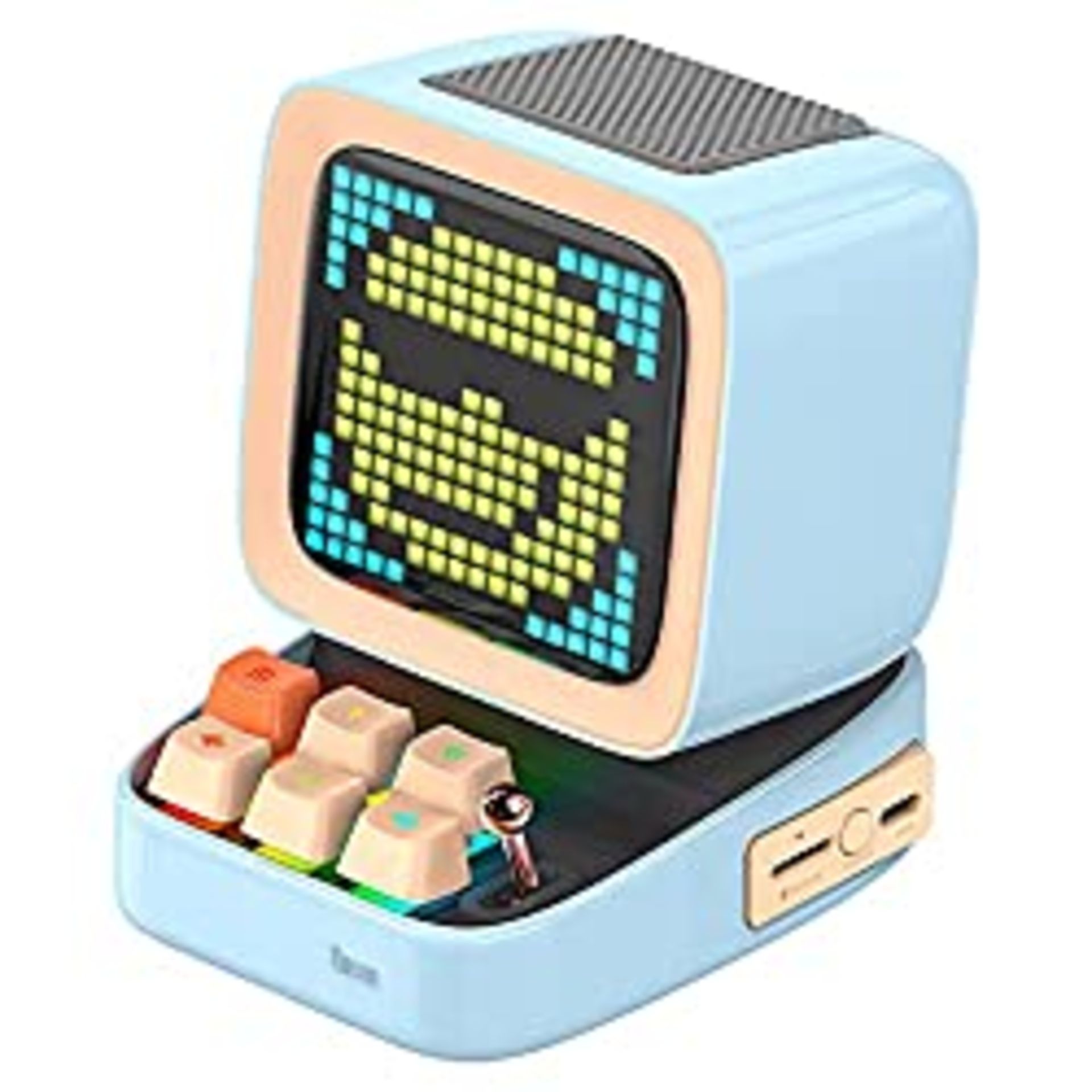 RRP £73.14 Divoom Ditoo Retro Pixel Art Bluetooth Speaker with Programmable RGB Led Screen