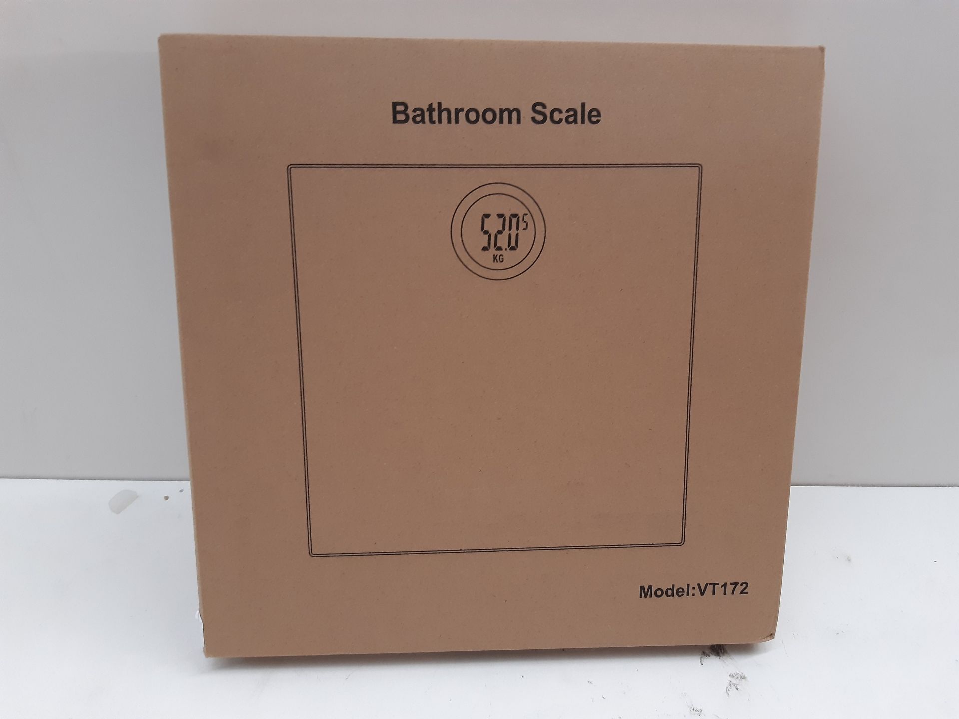 RRP £9.94 Vitafit Digital Bathroom Scales for Body Weight - Image 2 of 2