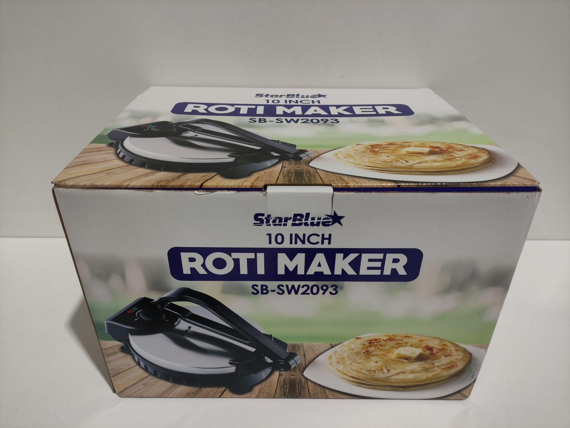 RRP £59.99 10inch Roti Maker by StarBlue with Free Roti Warmer - Image 2 of 2