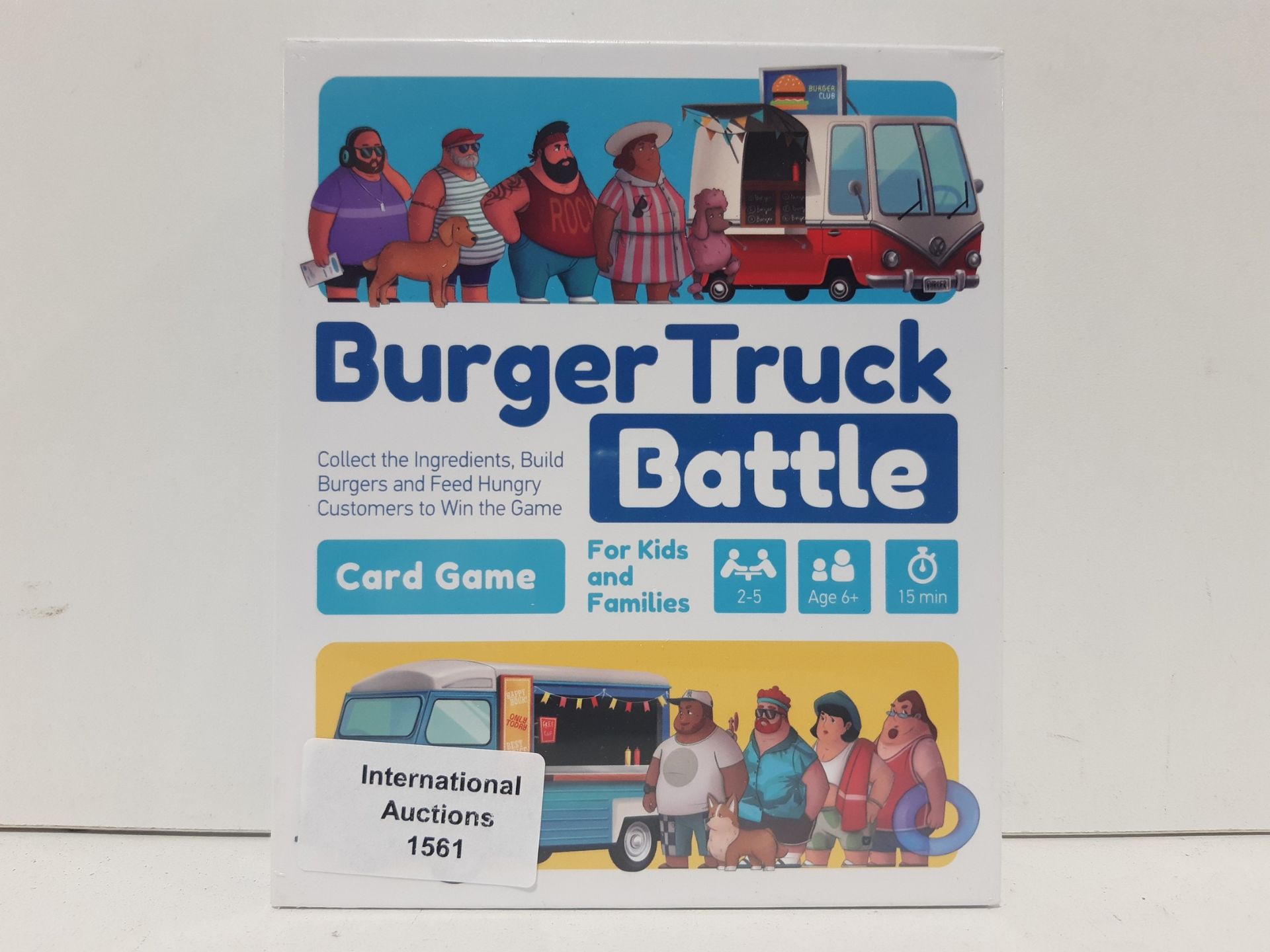 RRP £13.94 Card games for kids 8-12 - Burger Truck Battle - Collect The Ingredients - Image 2 of 2