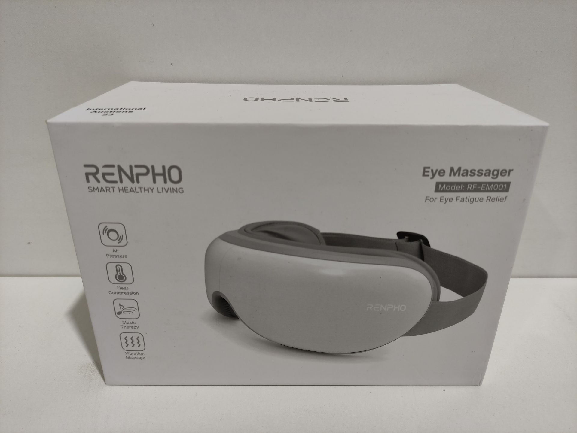 RRP £37.64 RENPHO Eye Massager with Heat & Bluetooth Music - Image 2 of 2