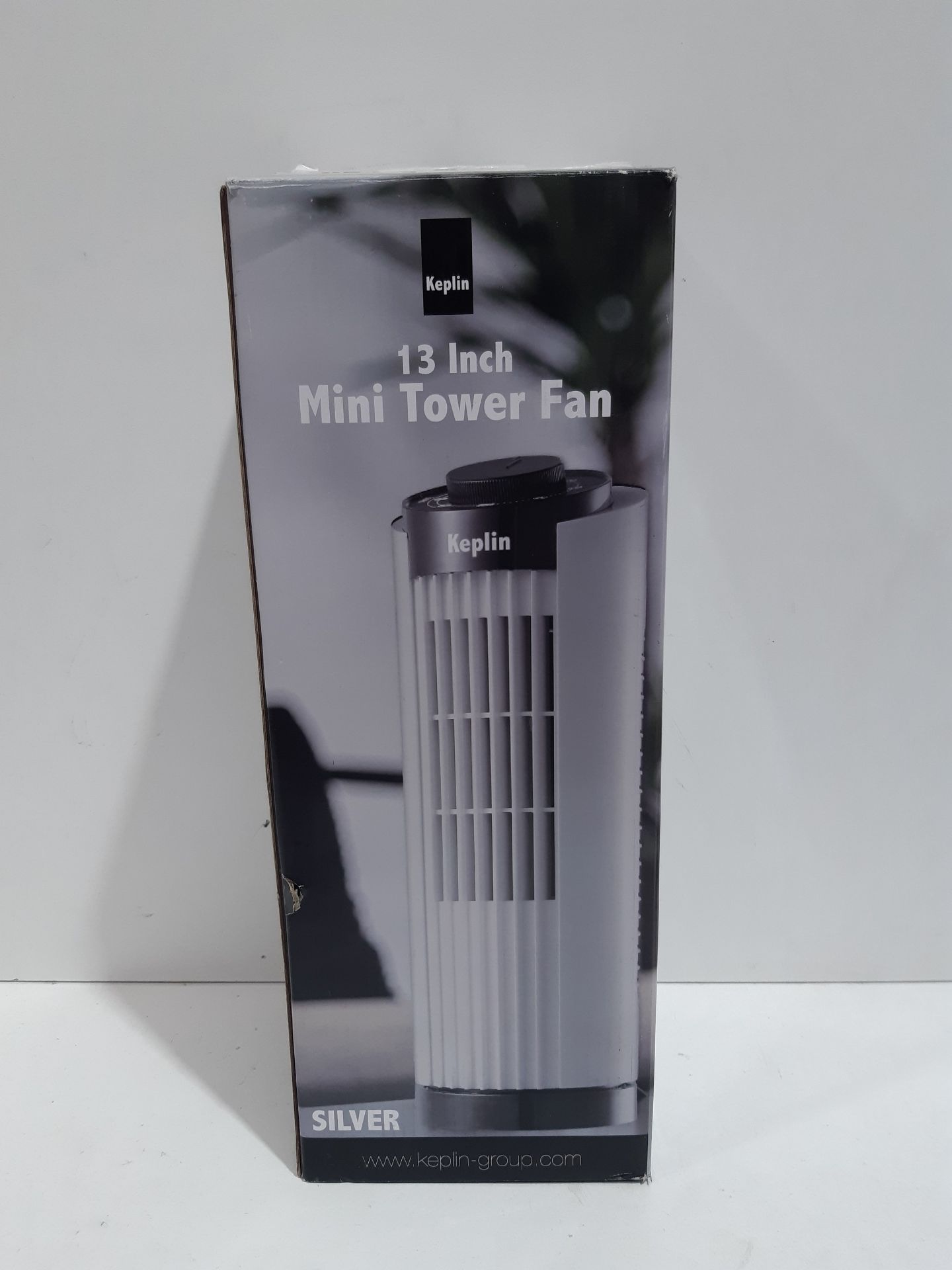 RRP £35.99 KEPLIN Cooling 13-inch Tower Fan with 3 Speed Setting - Image 2 of 2