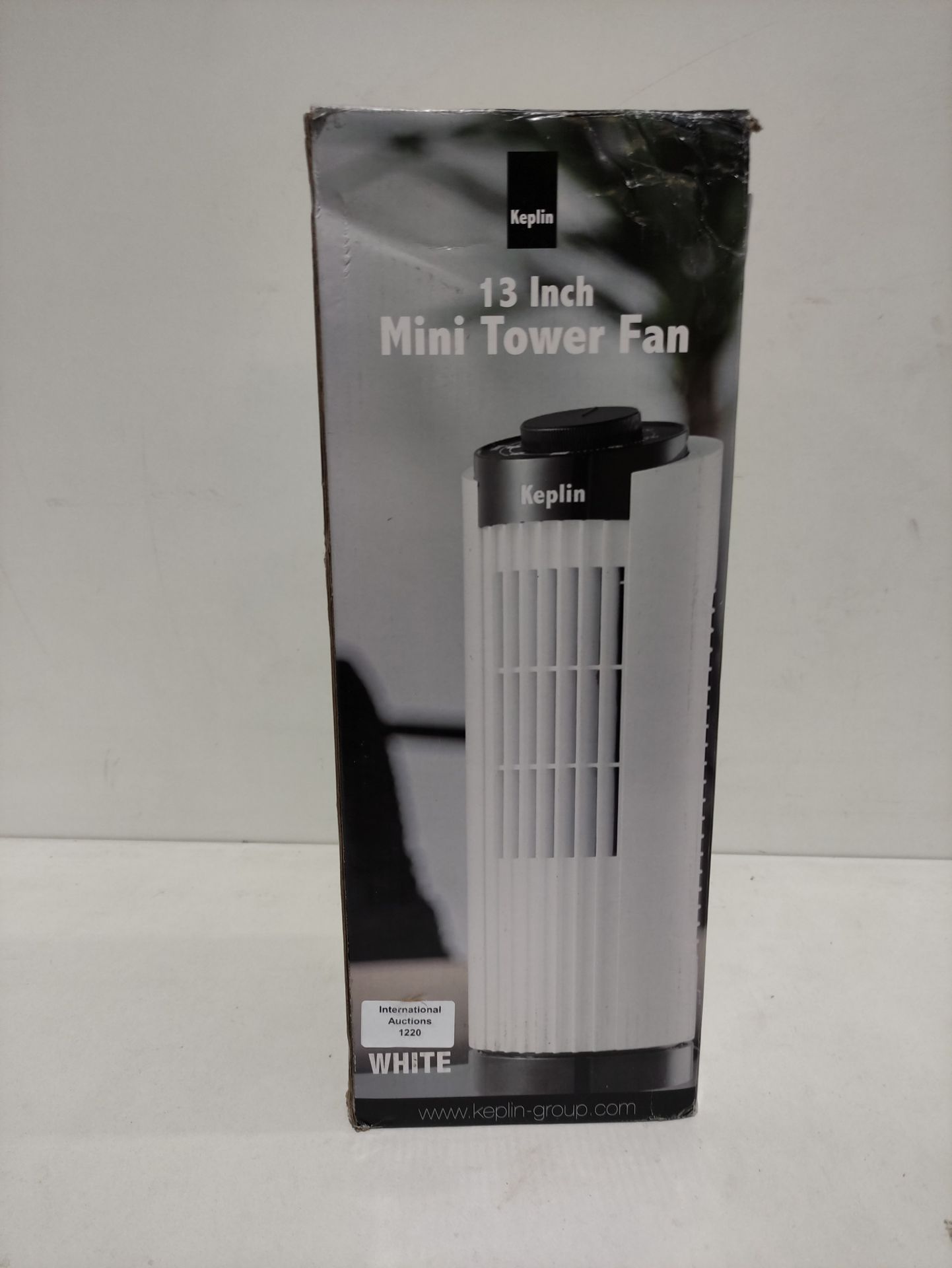 RRP £35.99 KEPLIN Cooling 13-inch Tower Fan with 3 Speed Setting - Image 2 of 2
