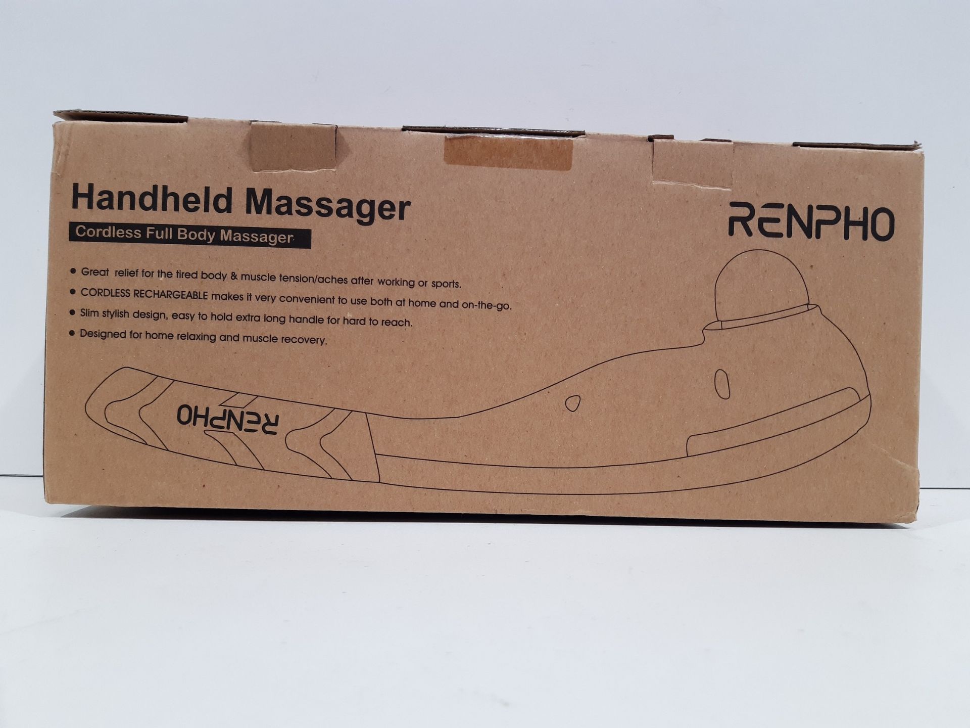 RRP £38.99 RENPHO Massager Rechargeable Cordless Handheld Massager - Image 2 of 2