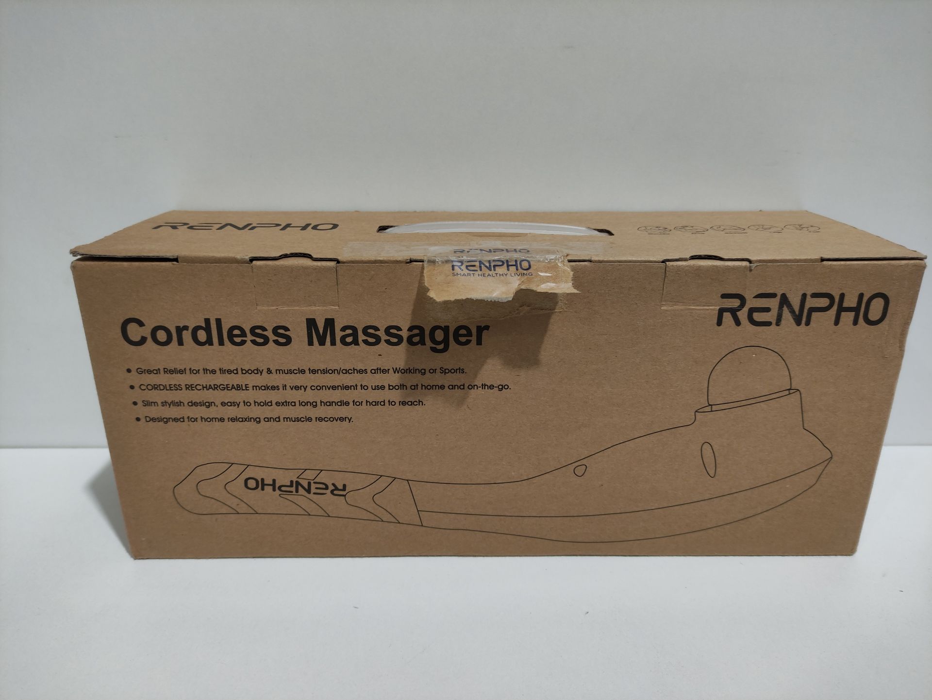 RRP £36.98 RENPHO Hand Held Deep Tissue Massager for Muscles - Image 2 of 2