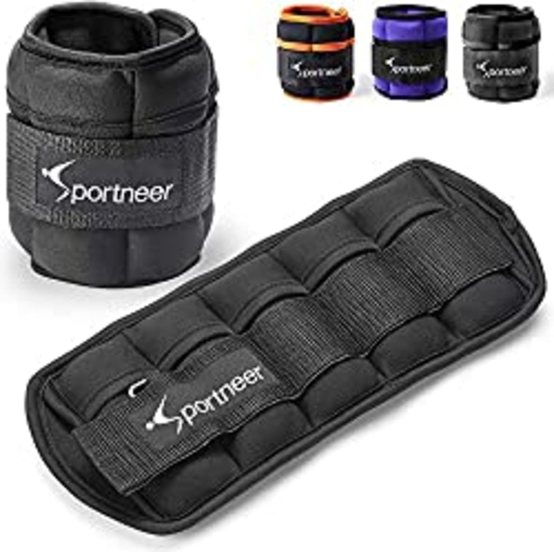 RRP £19.99 Sportneer Adjustable Ankle Weights Set