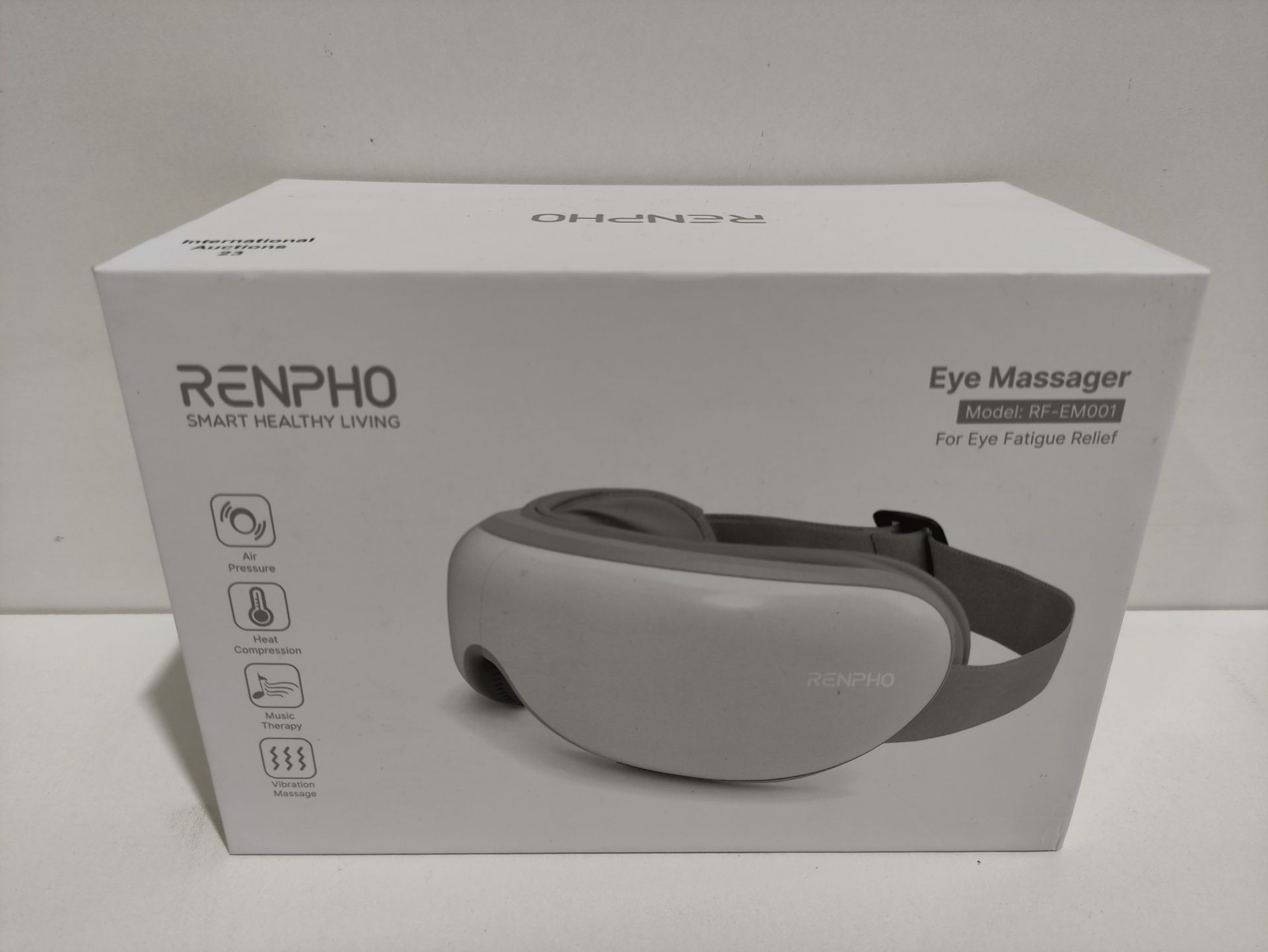 RRP £37.64 RENPHO Eye Massager with Heat & Bluetooth Music - Image 2 of 2