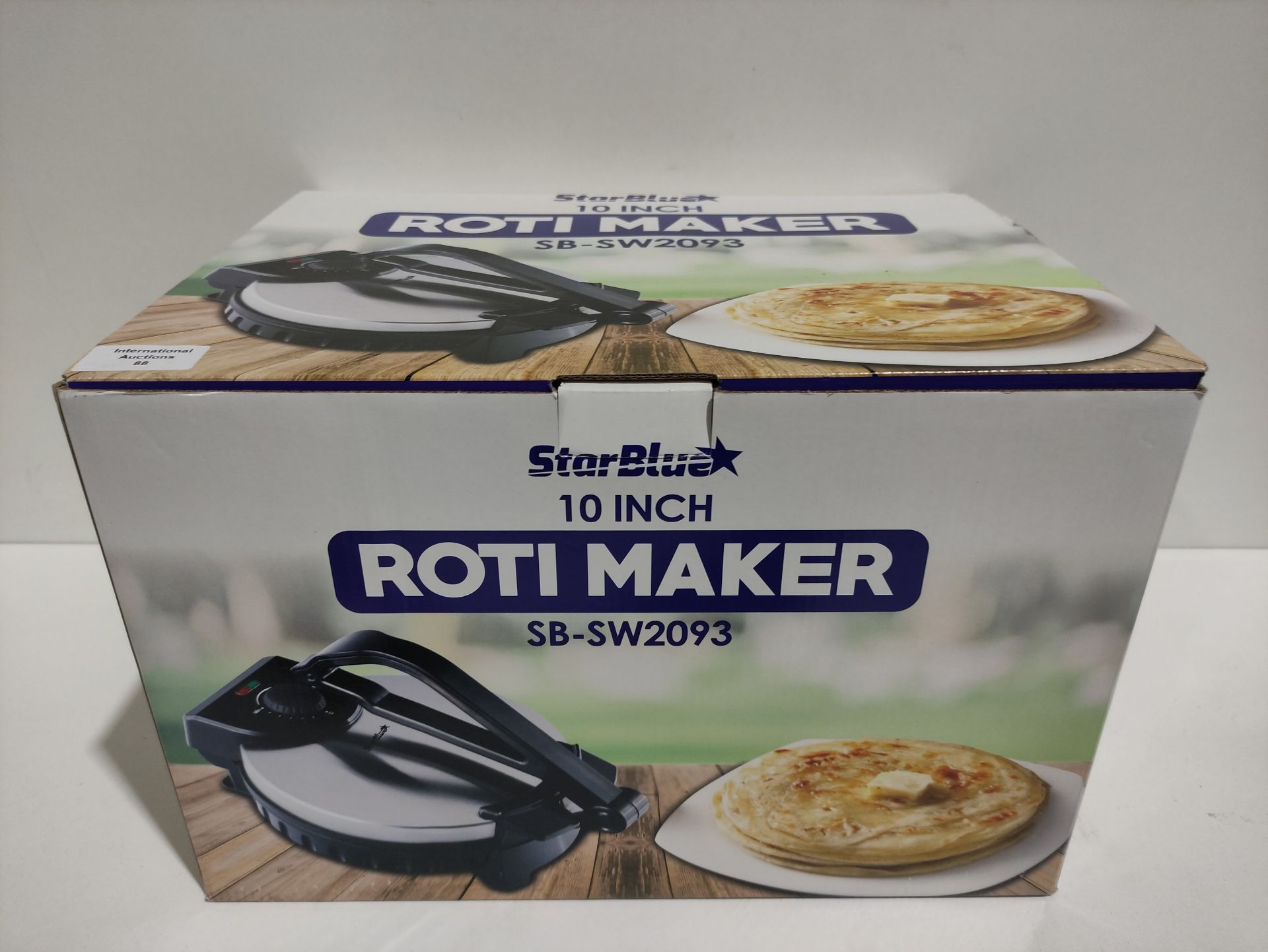 RRP £59.99 10inch Roti Maker by StarBlue with Free Roti Warmer - Image 2 of 2