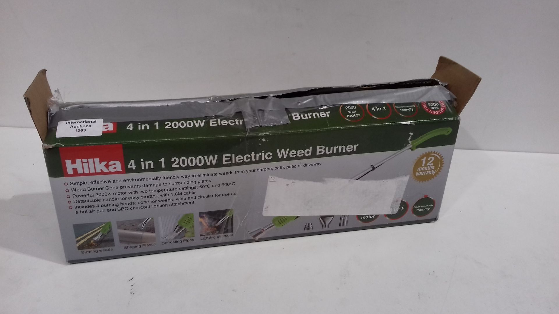 RRP £24.98 4 in 1 2000W Electric Weed Burner - Image 2 of 2