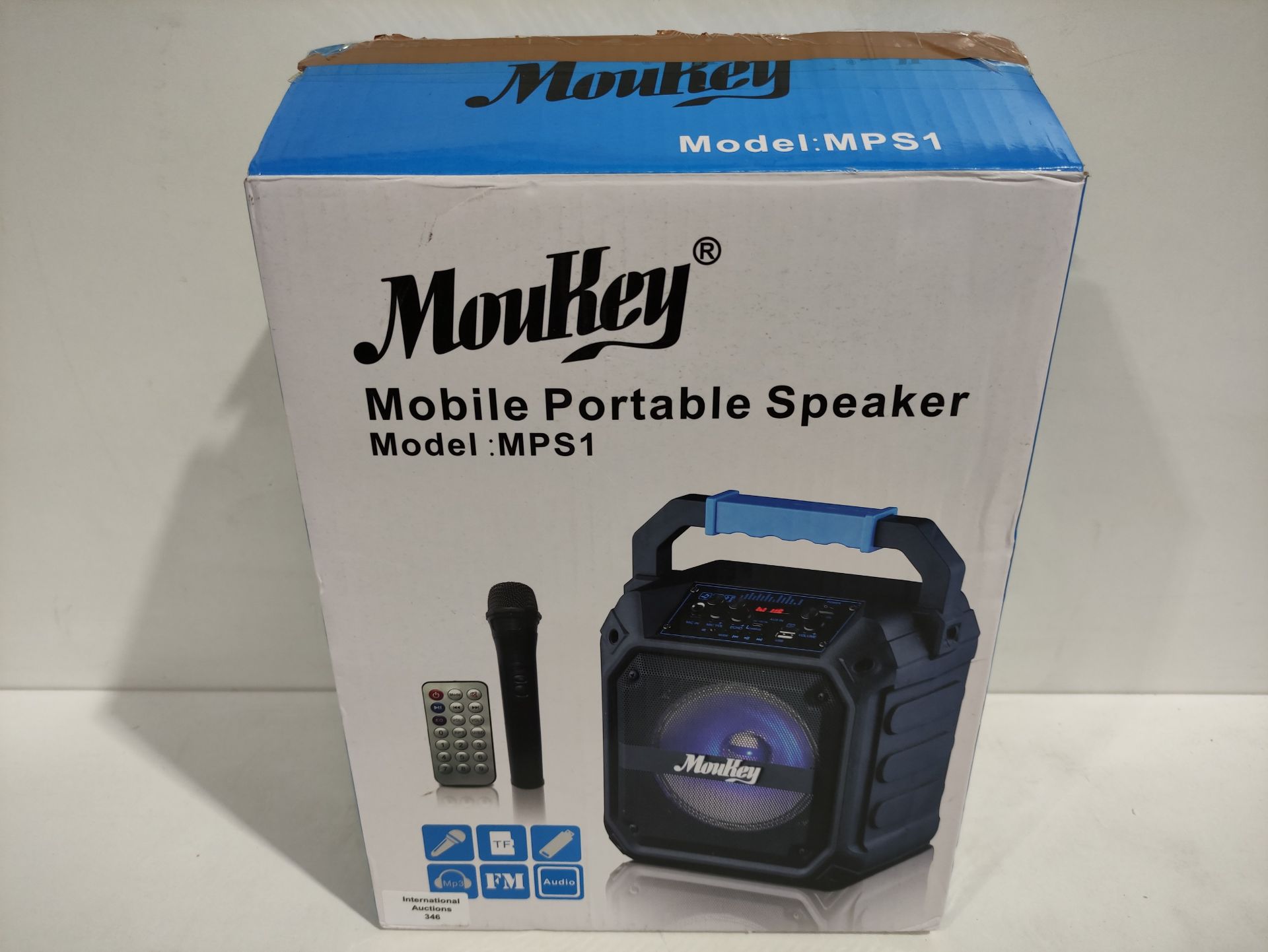 RRP £69.98 Moukey Karaoke Machine - Image 2 of 2