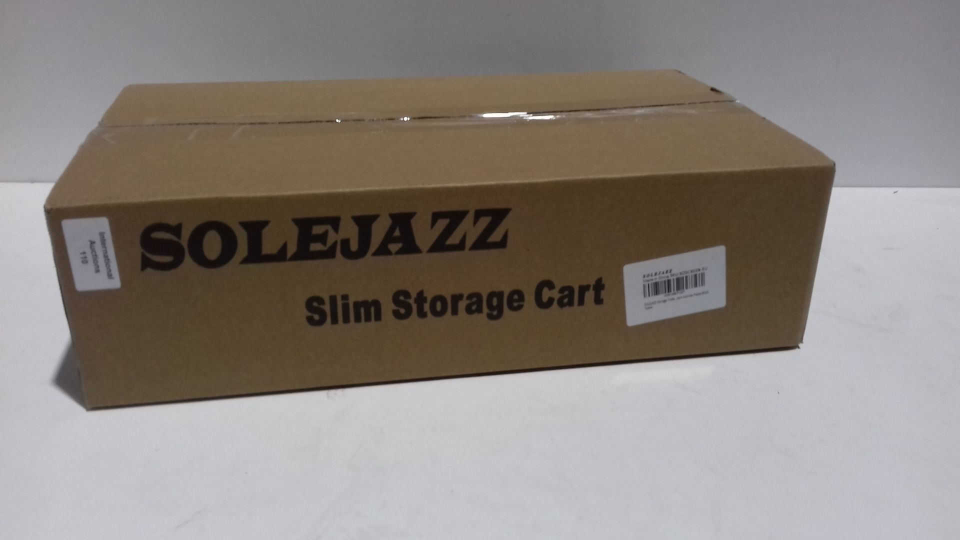 RRP £20.80 SOLEJAZZ 3-Tier Storage Trolley Cart Slide-out Rolling - Image 2 of 2