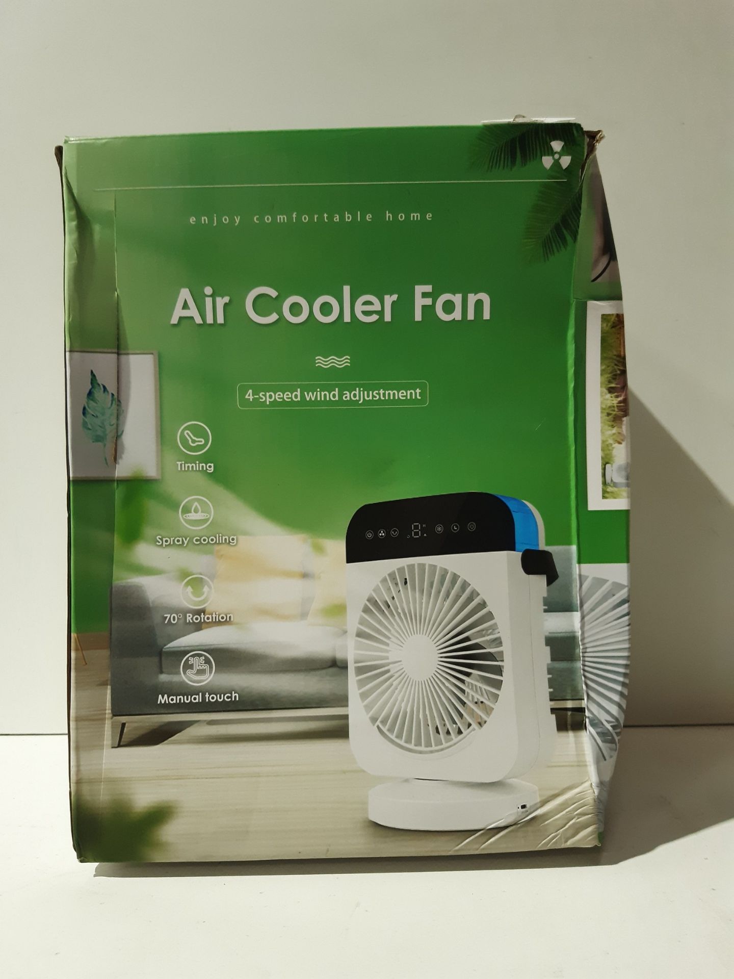 RRP £21.59 Portable Air Cooler Fan - Image 2 of 2