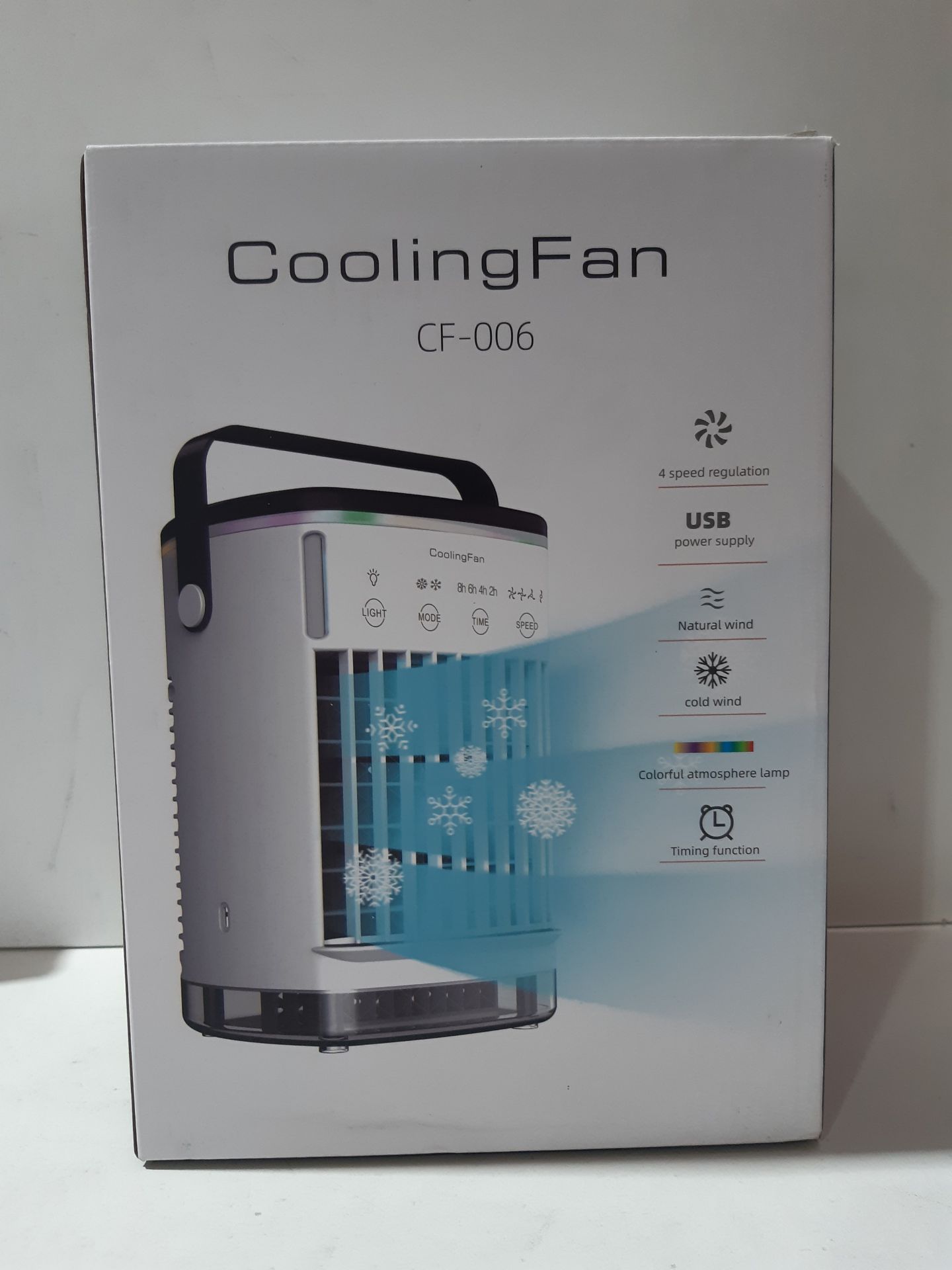 RRP £34.19 Portable Air Cooler - Image 2 of 2