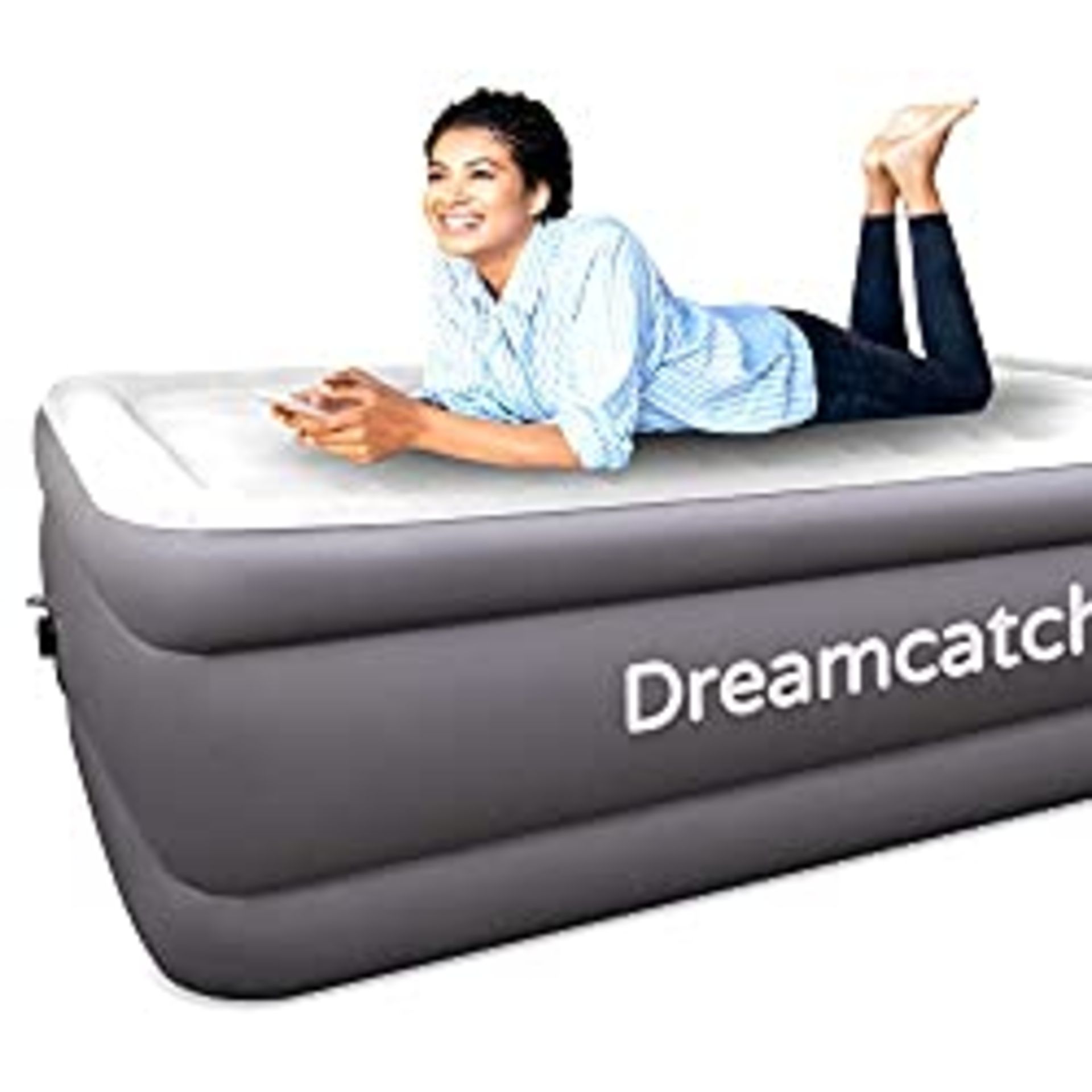 RRP £79.99 Dreamcatcher Deluxe Inflatable Mattress Double Blow