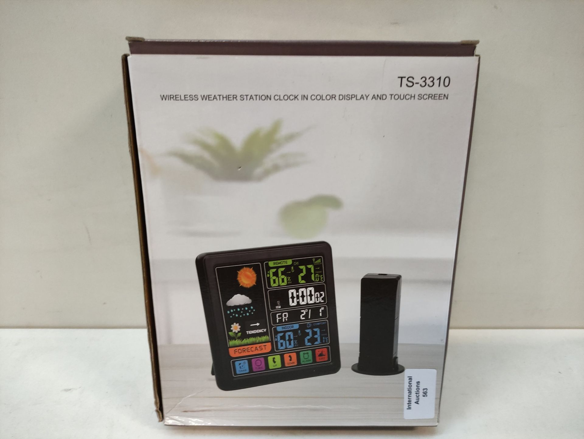 RRP £32.39 Souarts Wireless Weather Station with Outdoor Indoor - Image 2 of 2