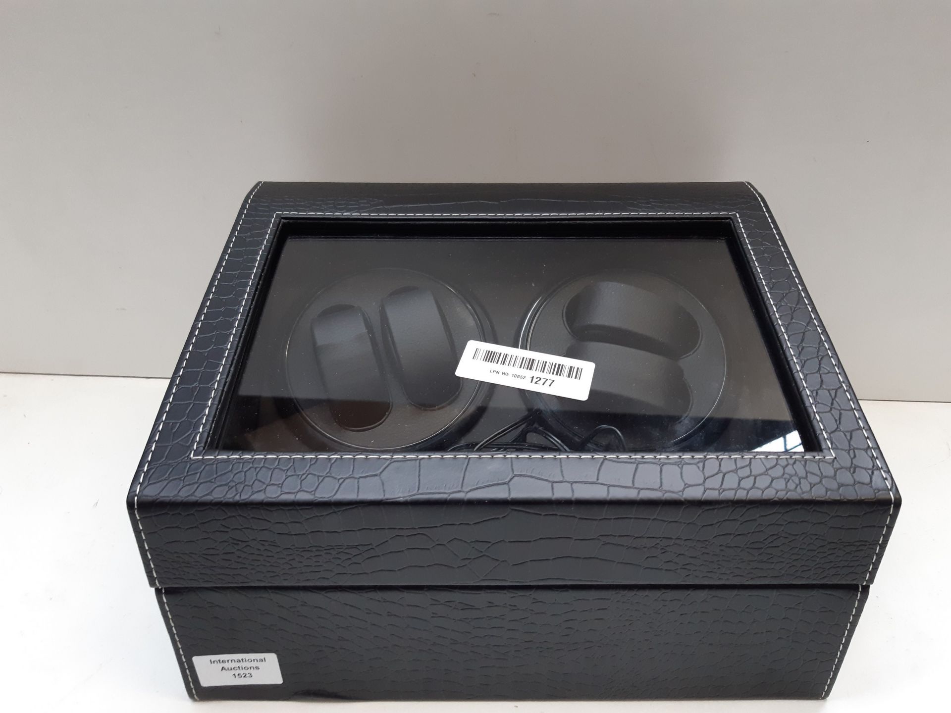 RRP £80.99 HBselect Automatic Watch Winder Box - Image 2 of 2