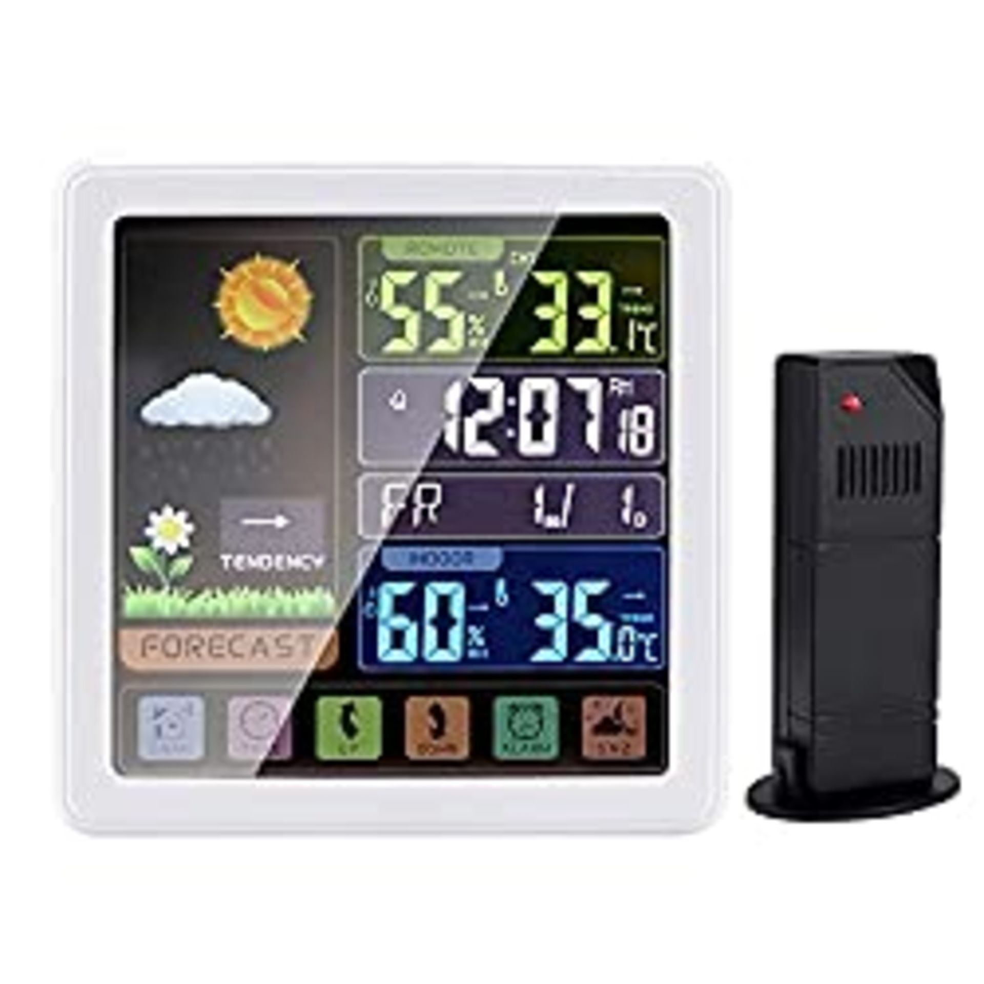 RRP £32.39 Souarts Wireless Weather Station with Outdoor Indoor