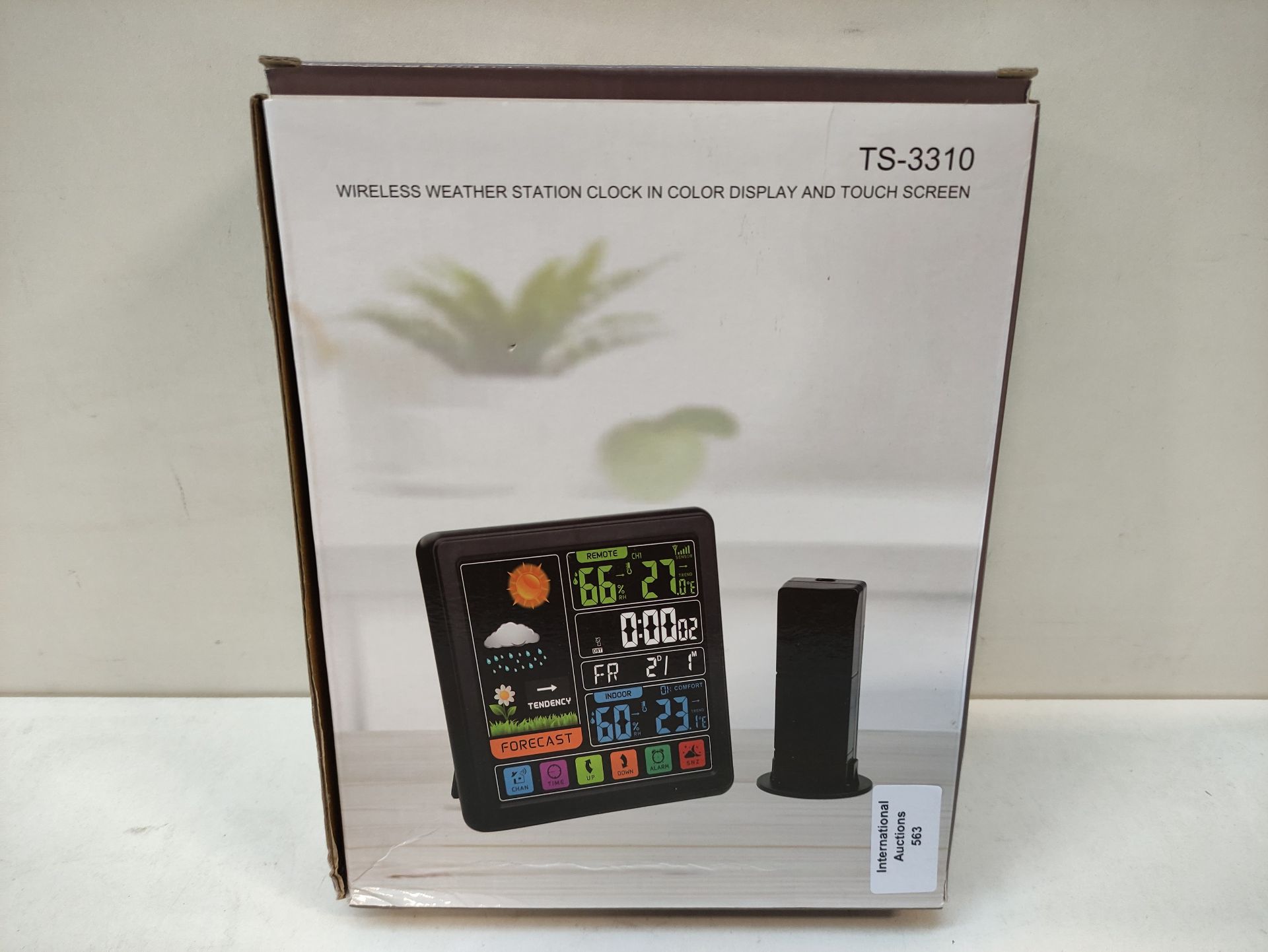 RRP £32.39 Souarts Wireless Weather Station with Outdoor Indoor - Image 2 of 2