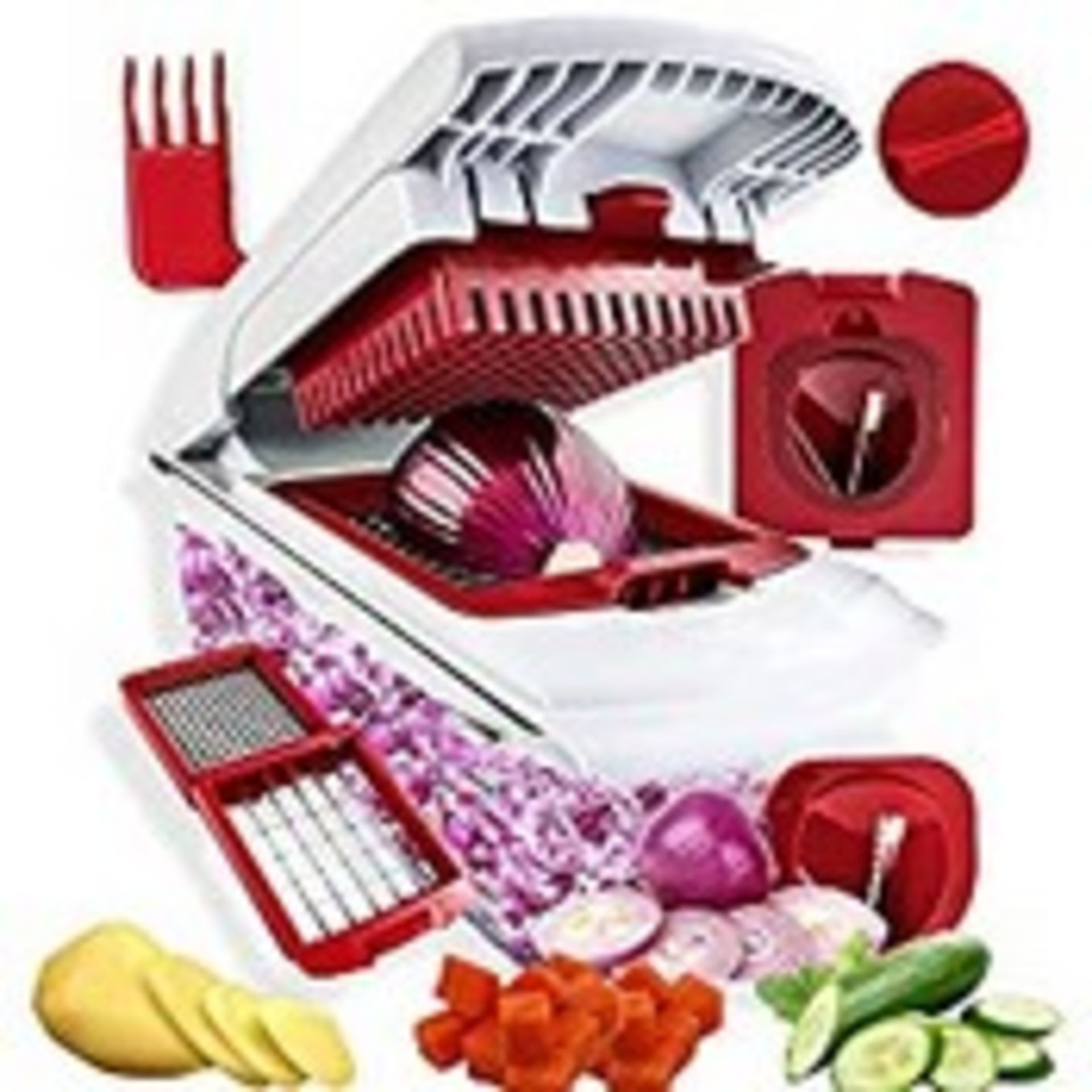 RRP £17.48 Vegetable Chopper Onion Chopper Food Chopper Manual