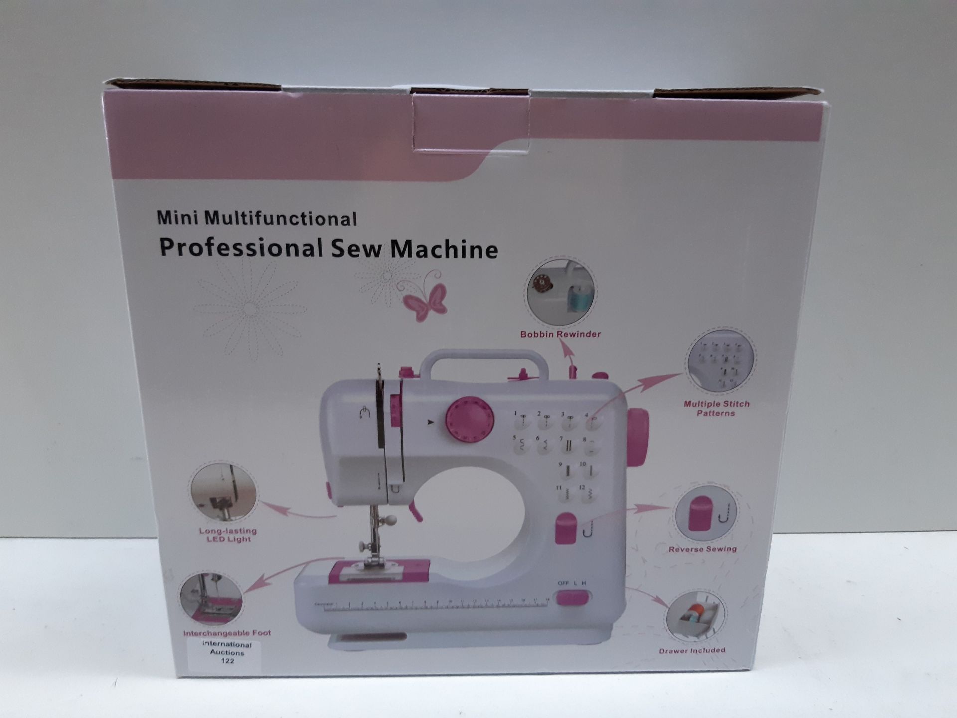 RRP £48.98 Portable Sewing Machine for Beginner Art Craft with - Image 2 of 2
