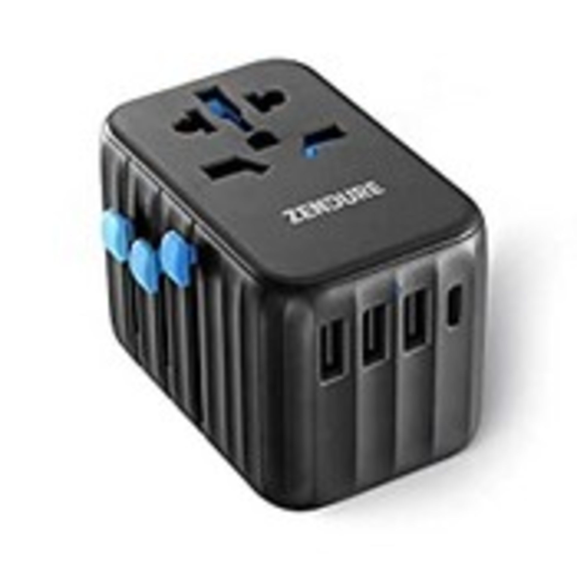 RRP £69.98 Zendure Universal Travel Adapter 61W PD Fast Charger