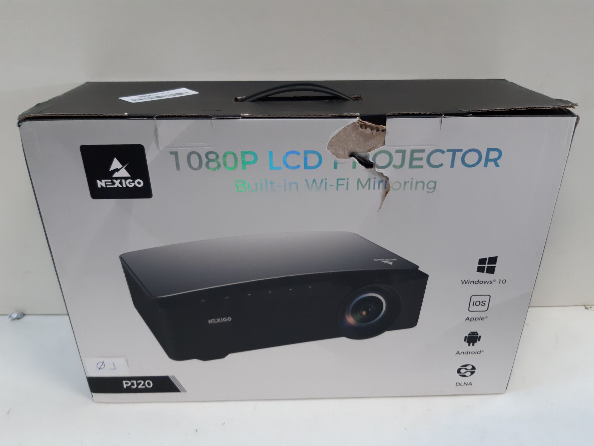 RRP £249.98 NexiGo Native 1080P Projector PJ20 with Dolby_Sound Support - Image 2 of 2