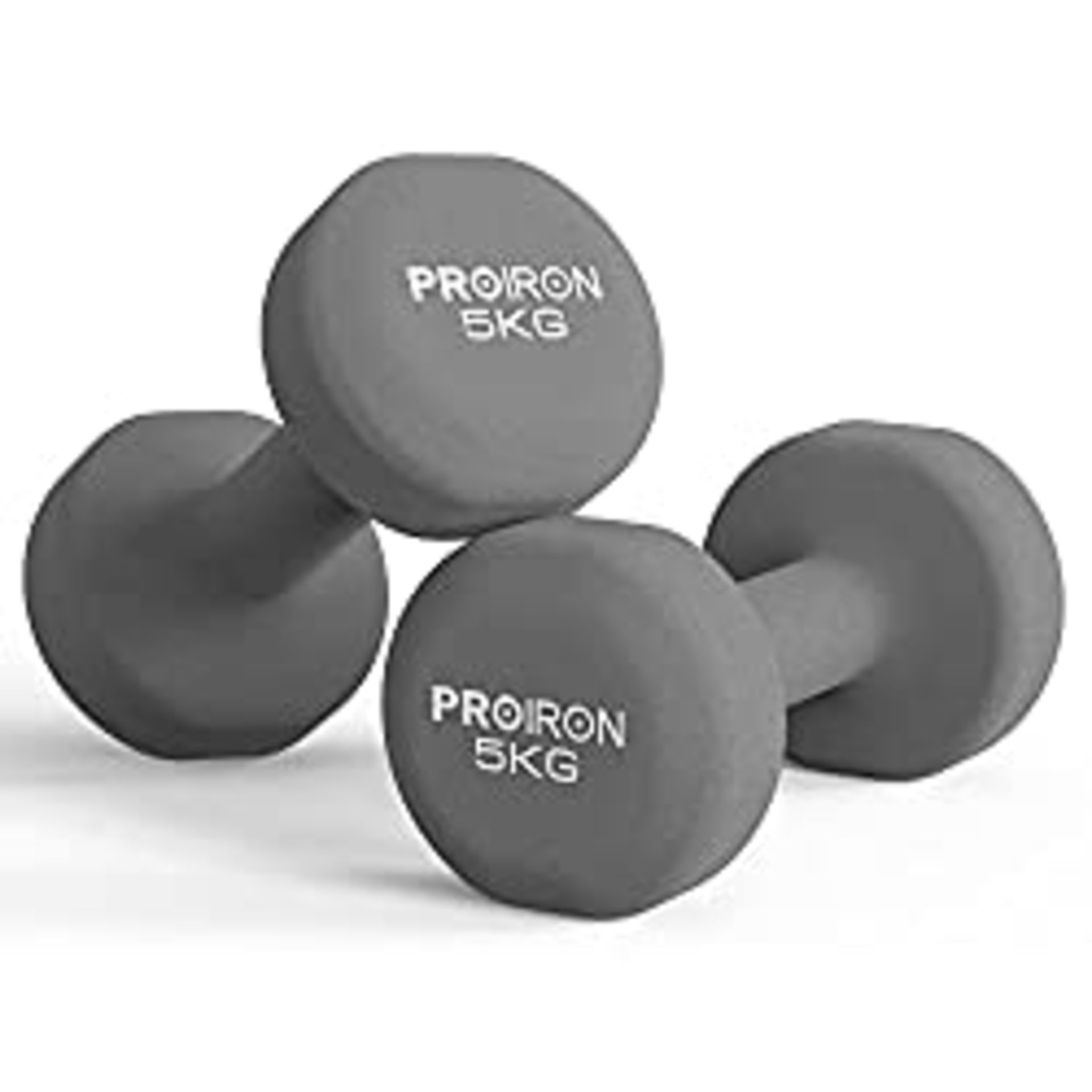 RRP £39.17 PROIRON Neoprene Dumbbell Weights Pair for Women 1kg