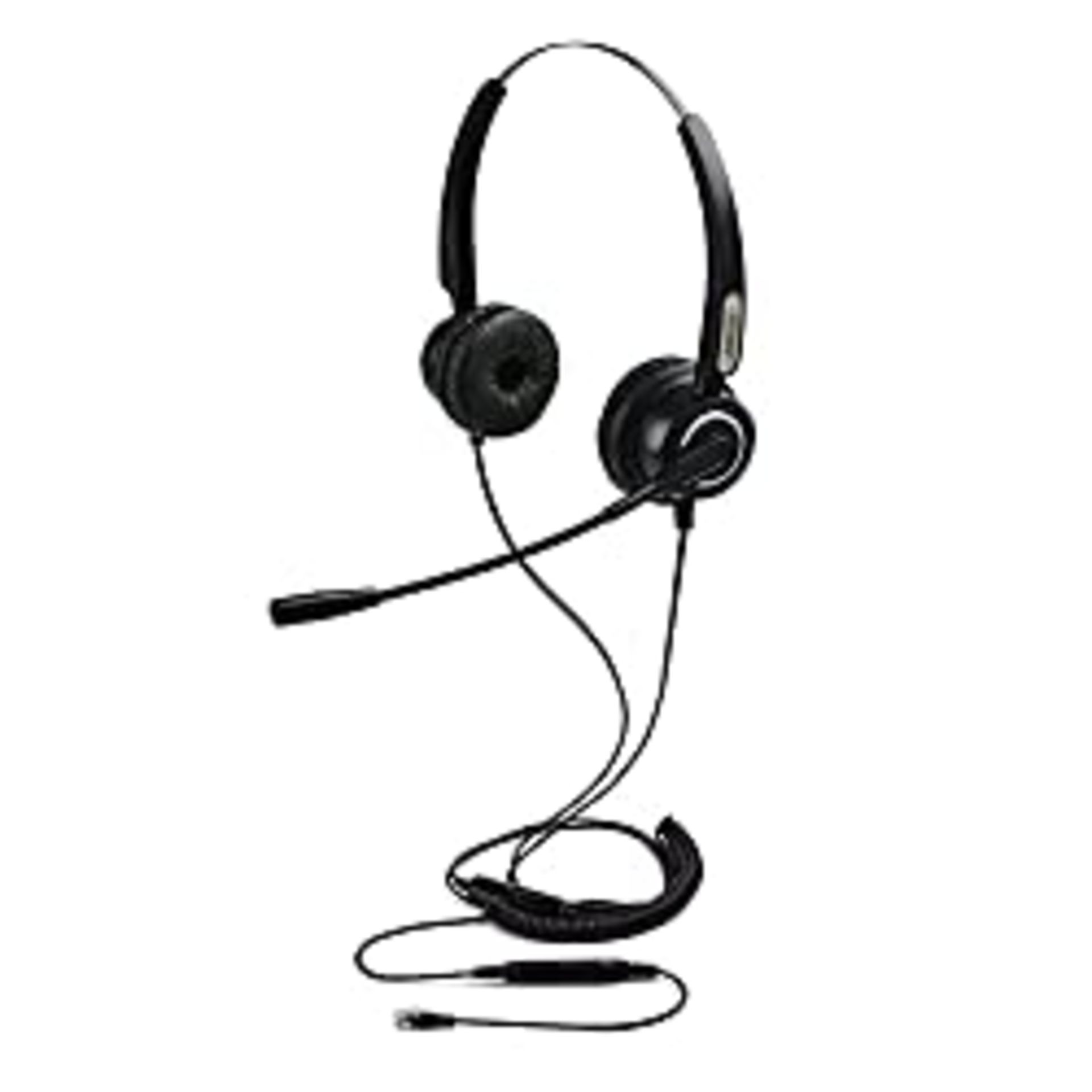 RRP £12.98 AGPTEK Hands-free Telephone Headset 4-Pin RJ9 + 3.5MM