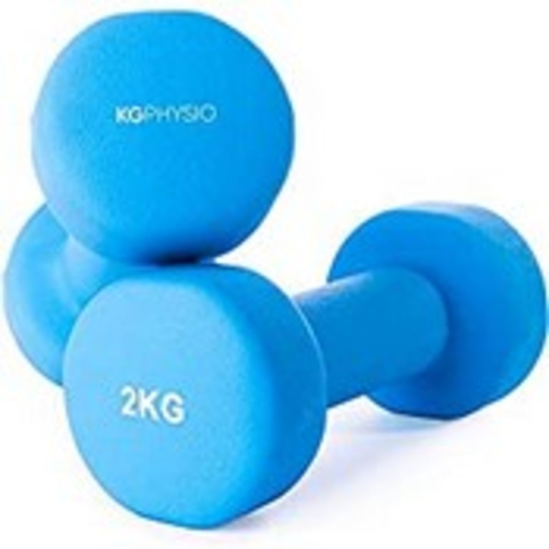 RRP £13.07 KG Physio Dumbbells Set and A3 Poster with Exercise Examples