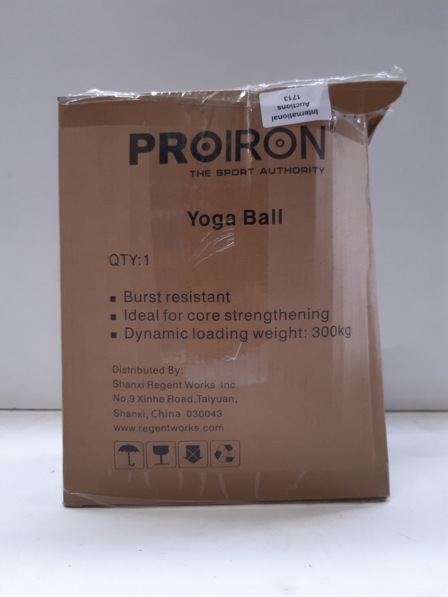 RRP £14.99 PROIRON Extra Thick Exercise Ball 55cm 65cm 75cm - Image 2 of 2