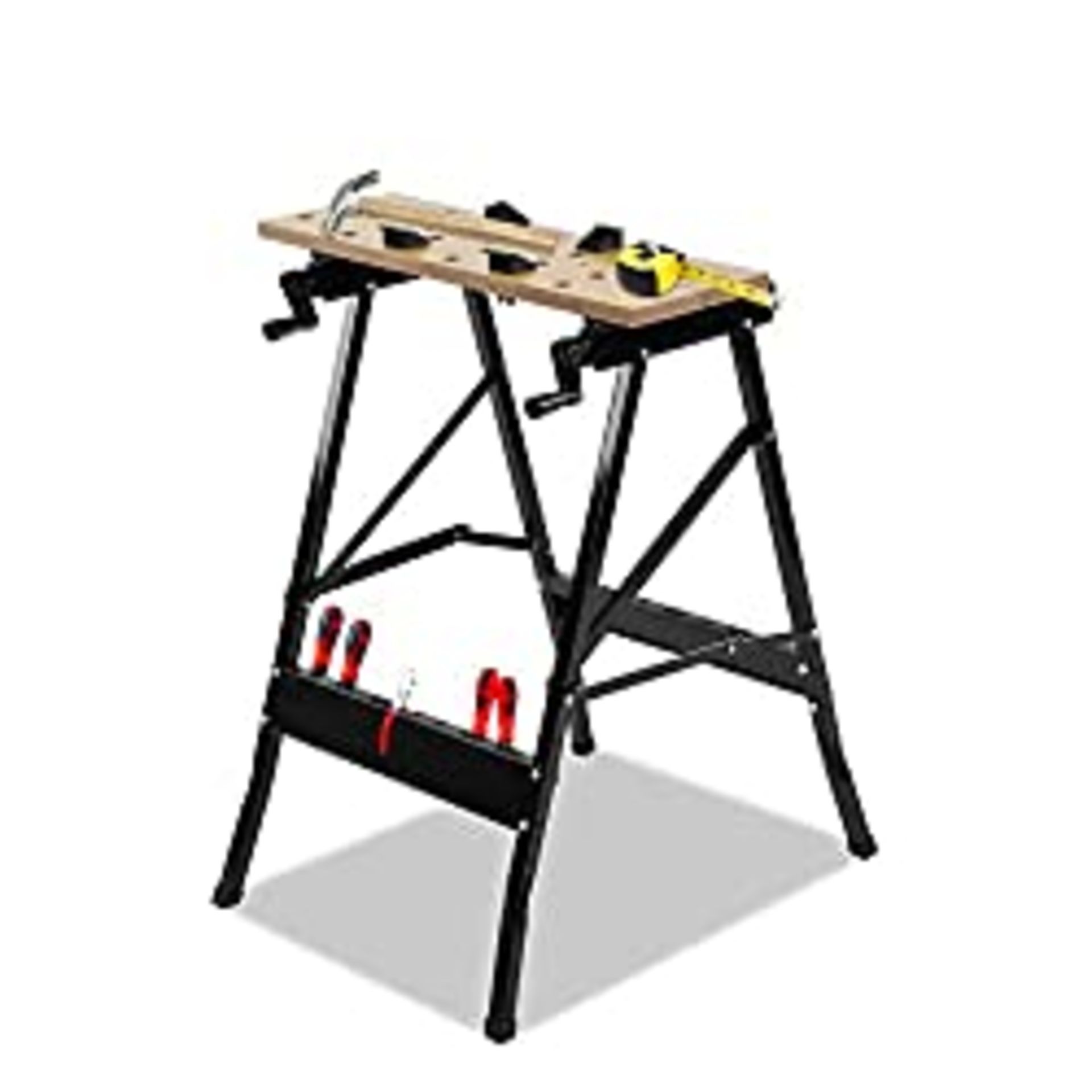 RRP £32.99 Work Bench Portable Folding Work Table Clamping Workbench