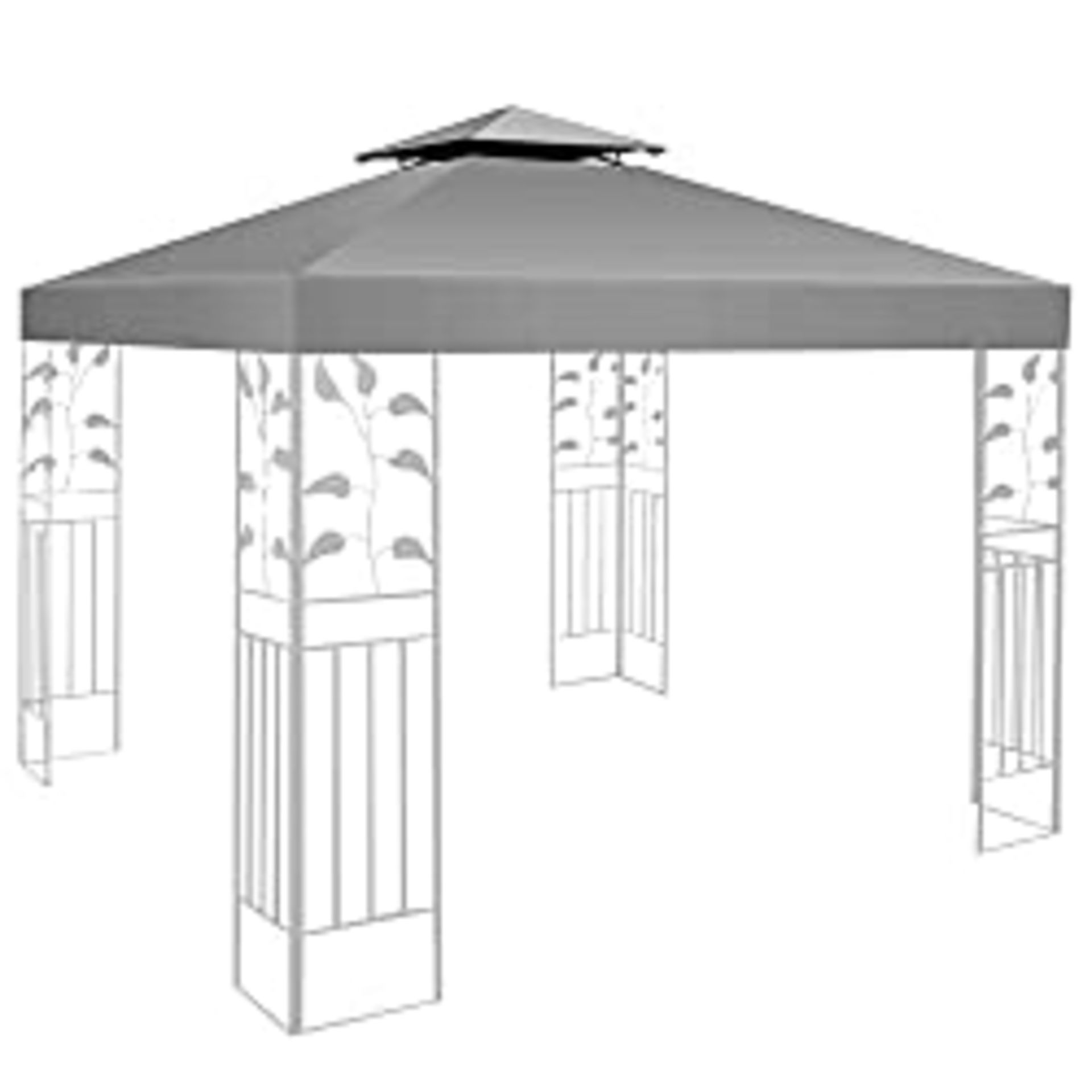 RRP £39.98 Gazebo canopy replacement covers 3m x 3m