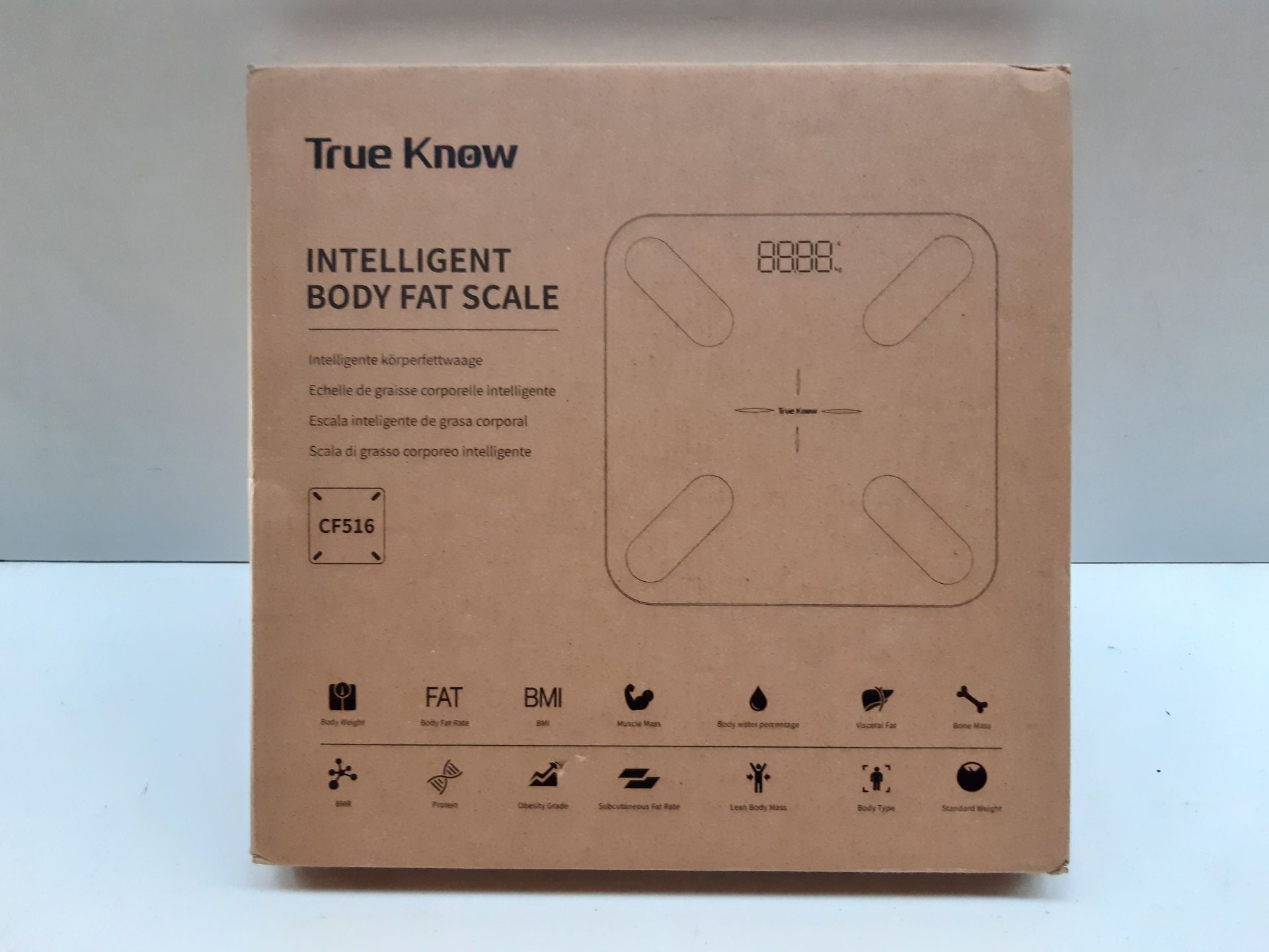 RRP £9.98 Smart Body Fat Scale - Image 2 of 2