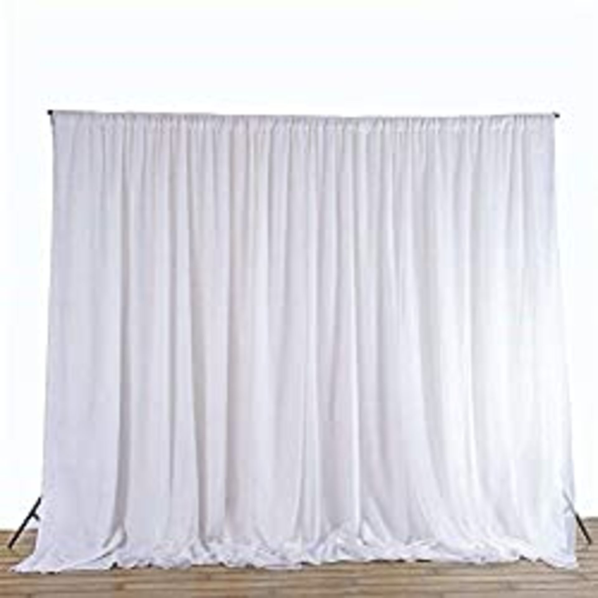 RRP £59.99 20x10ft Wedding Backdrop White Large Party Backdrop