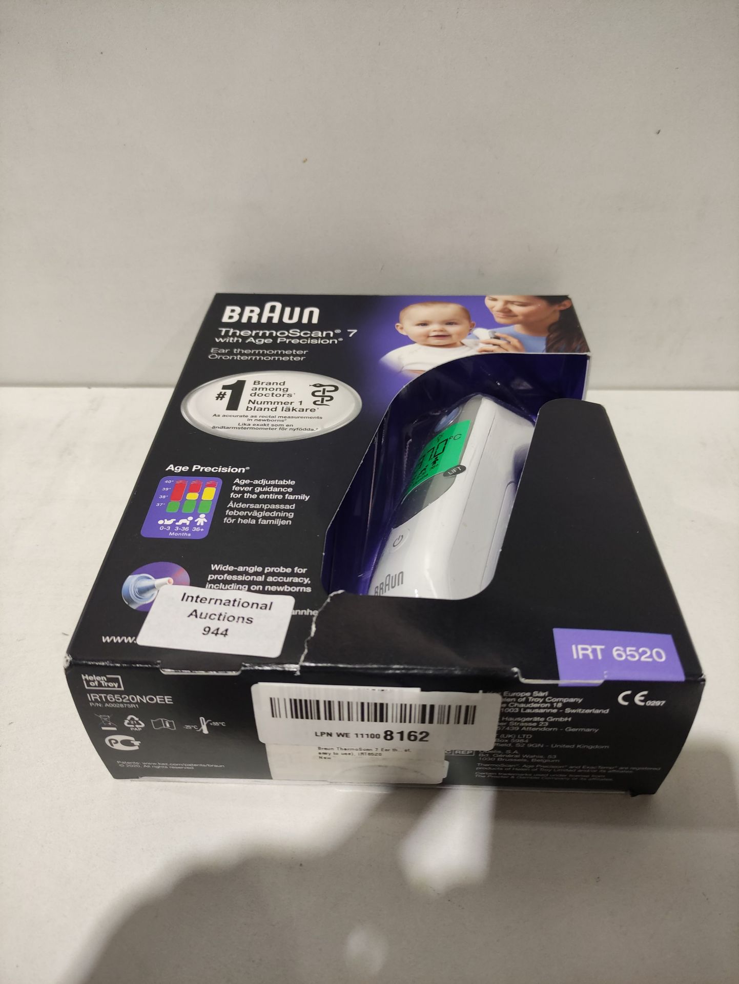 RRP £39.90 Braun Healthcare ThermoScan 7 Ear thermometer with Age Precision (accurate - Image 2 of 2