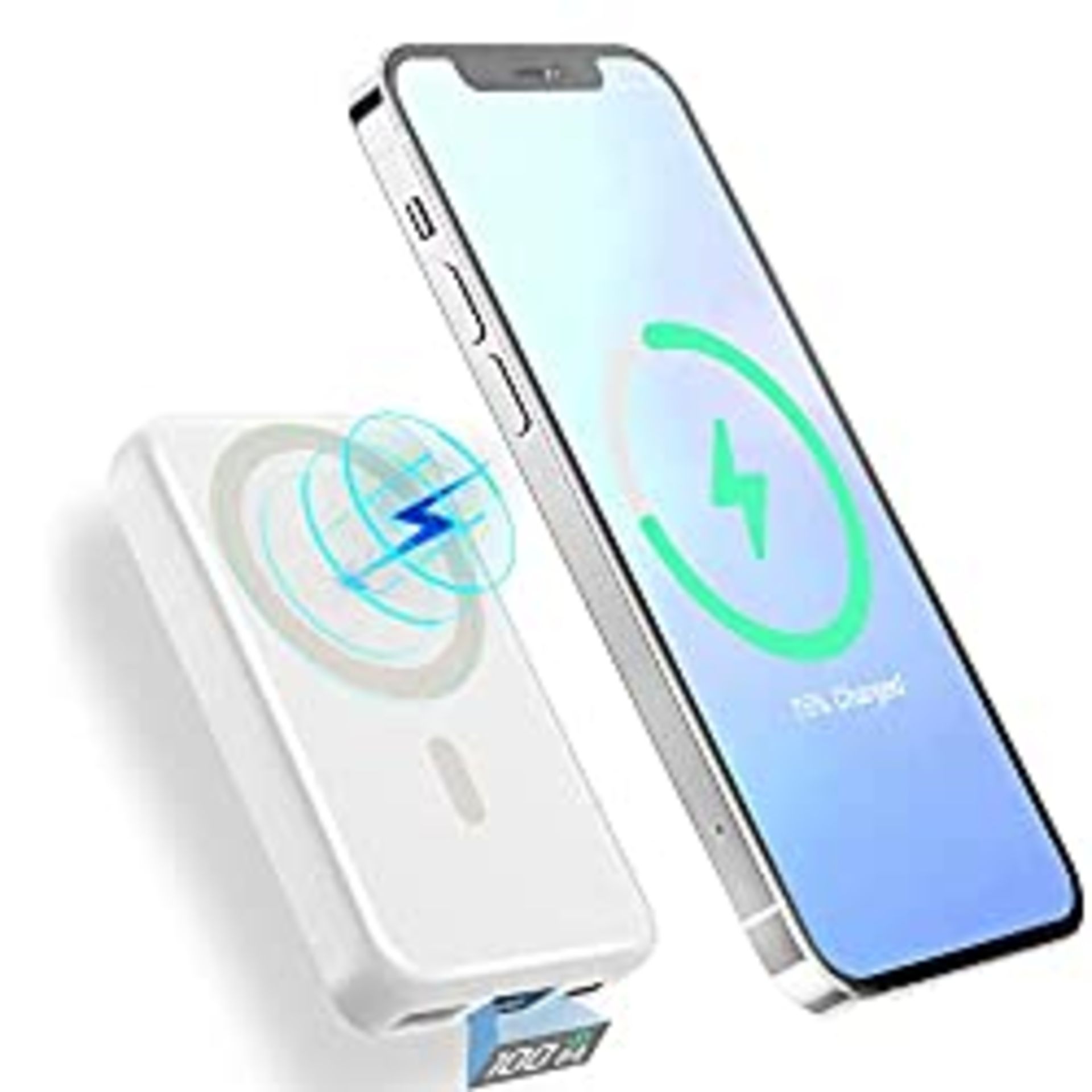 RRP £34.86 Magnetic Wireless Power Bank 10000mAh