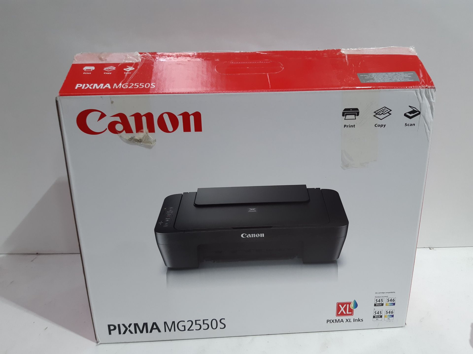 RRP £47.51 Canon PIXMA MG2550S 4800 X 600 All-in-One Printer - Black - Image 2 of 2