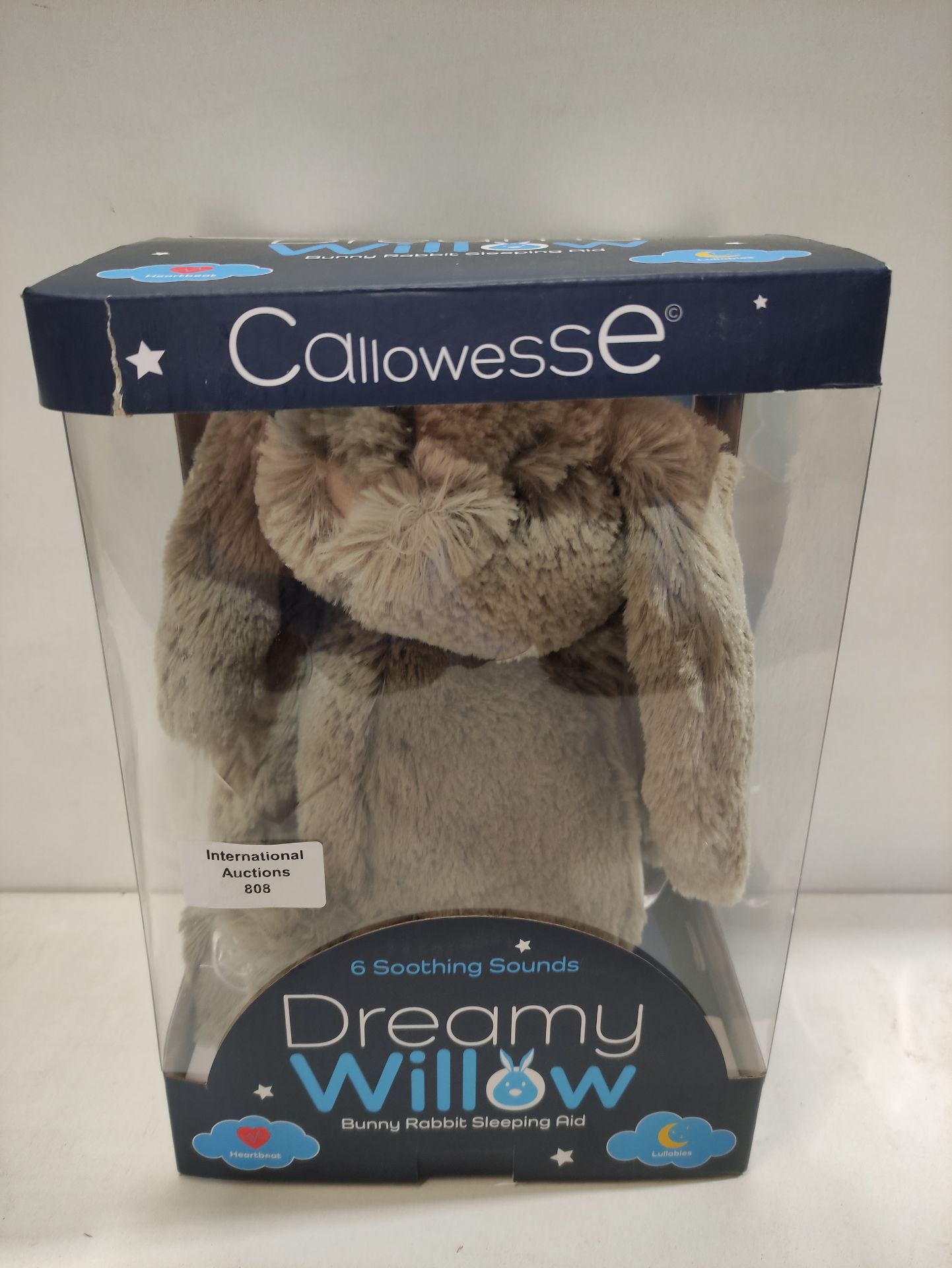 RRP £29.98 Callowesse Dreamy Willow Bunny Baby Sleep Aid with Smart Cry Sensor - Image 2 of 2
