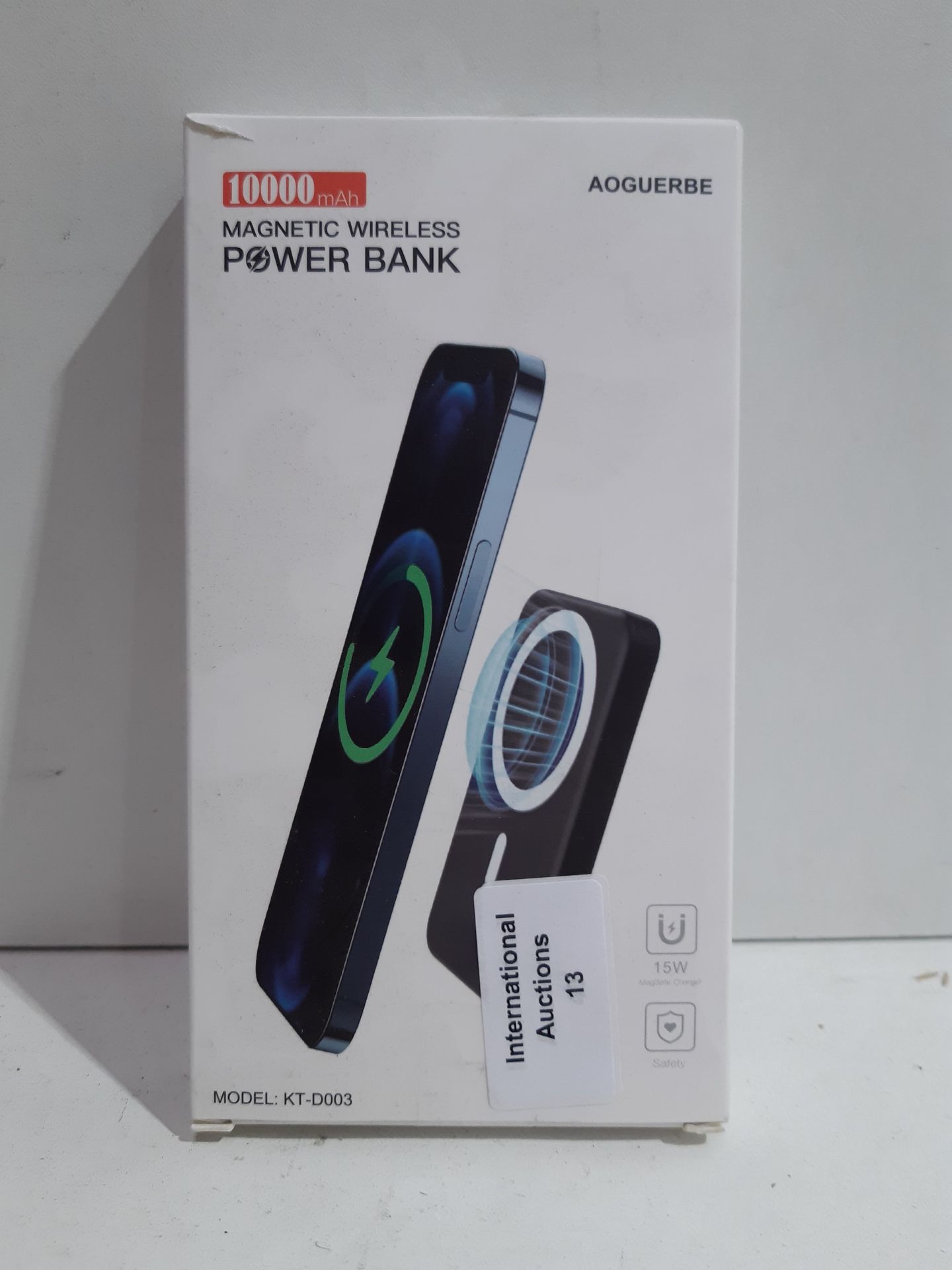 RRP £34.86 Magnetic Wireless Power Bank 10000mAh - Image 2 of 2