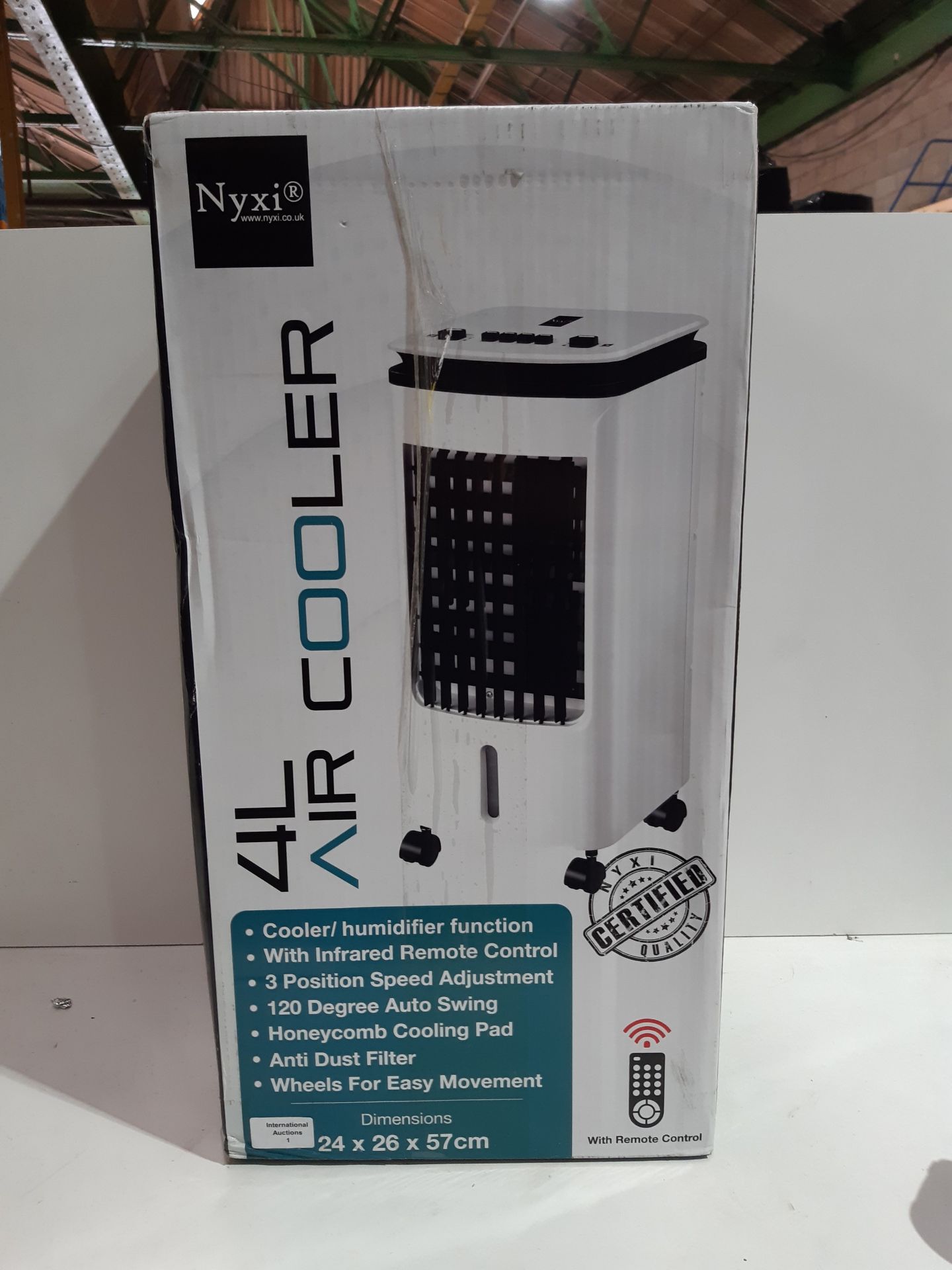 RRP £74.99 Nyxi Air Cooler Fan Portable - Image 2 of 2