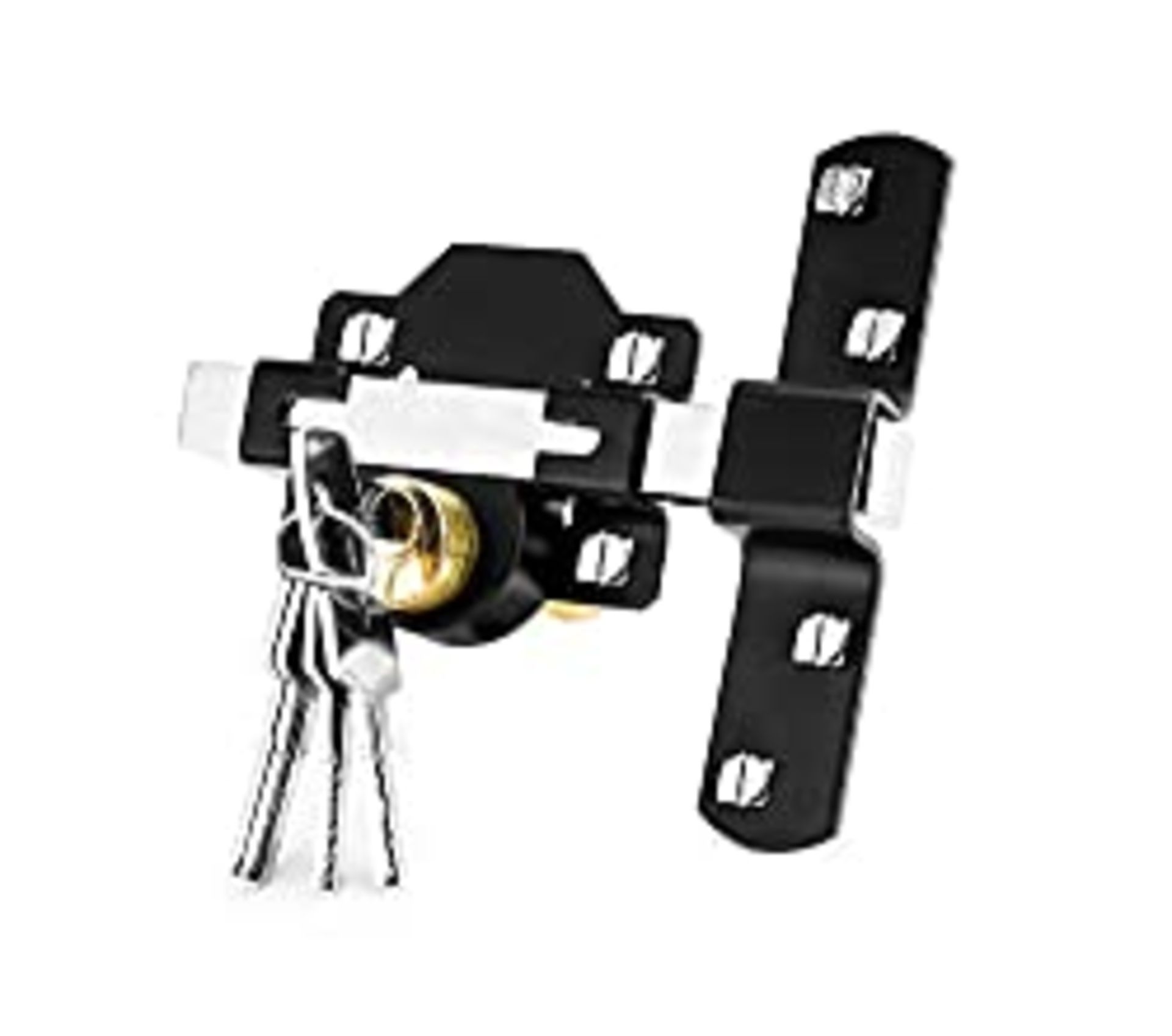 RRP £23.78 Concise Home 70mm Big Double Long Throw Gate Lock 5