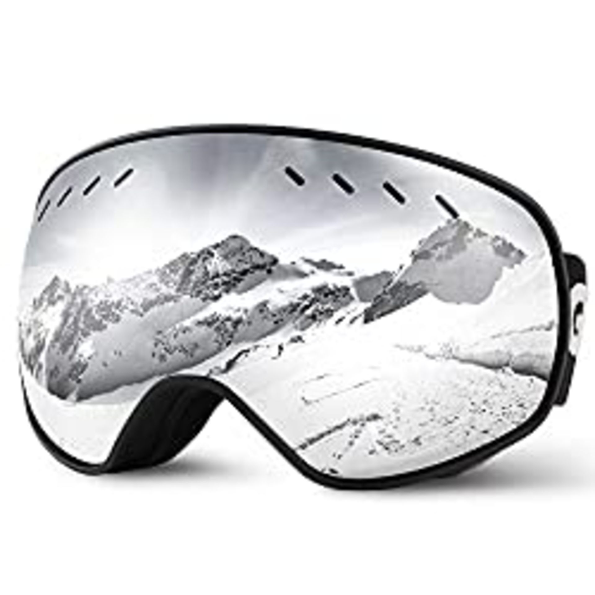 RRP £25.99 Glymnis Ski Goggles OTG Snowboard Goggles with Anti-fog