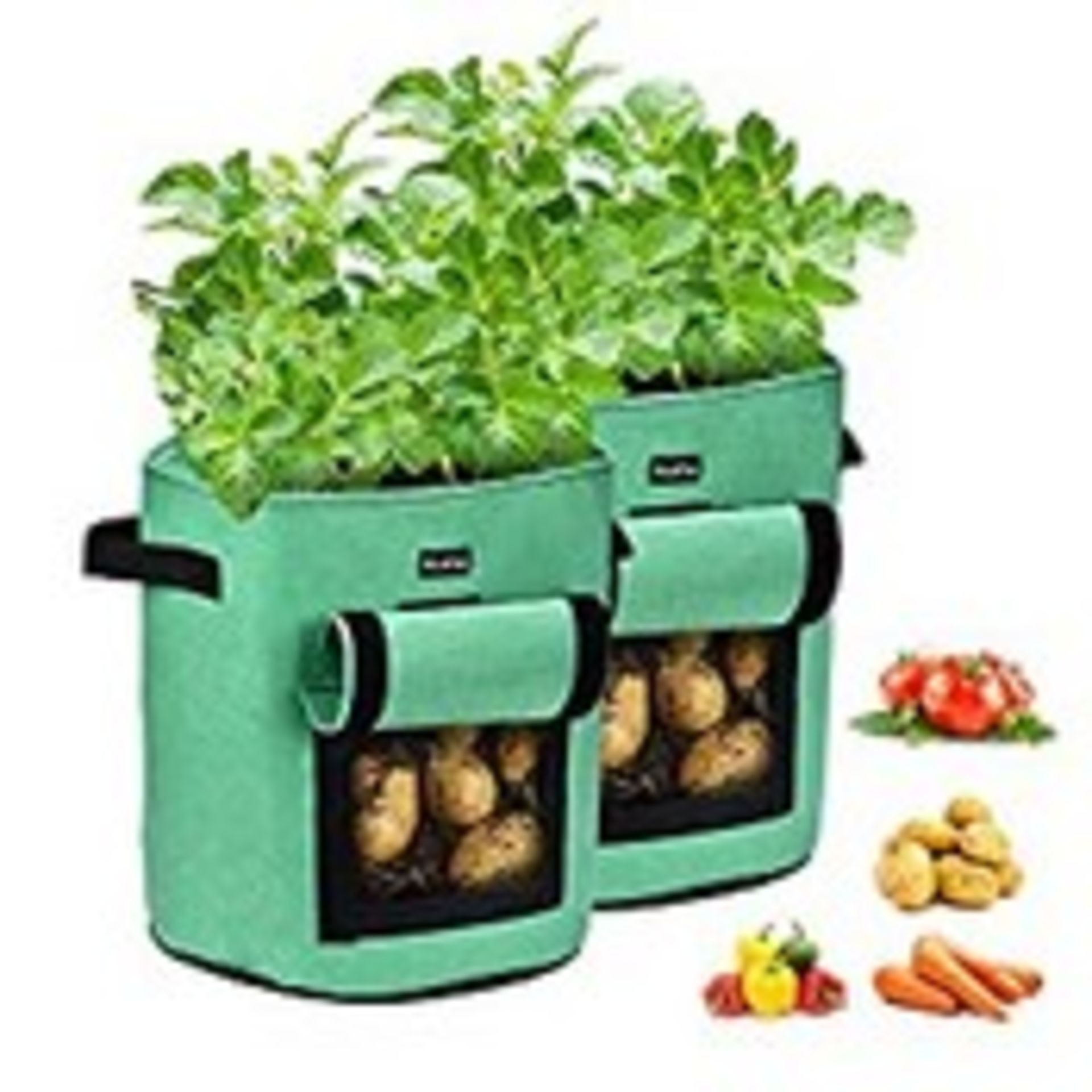 RRP £19.49 ALaPon Potato Grow Bags 7 Gallon 6 pack Vegetable Grow
