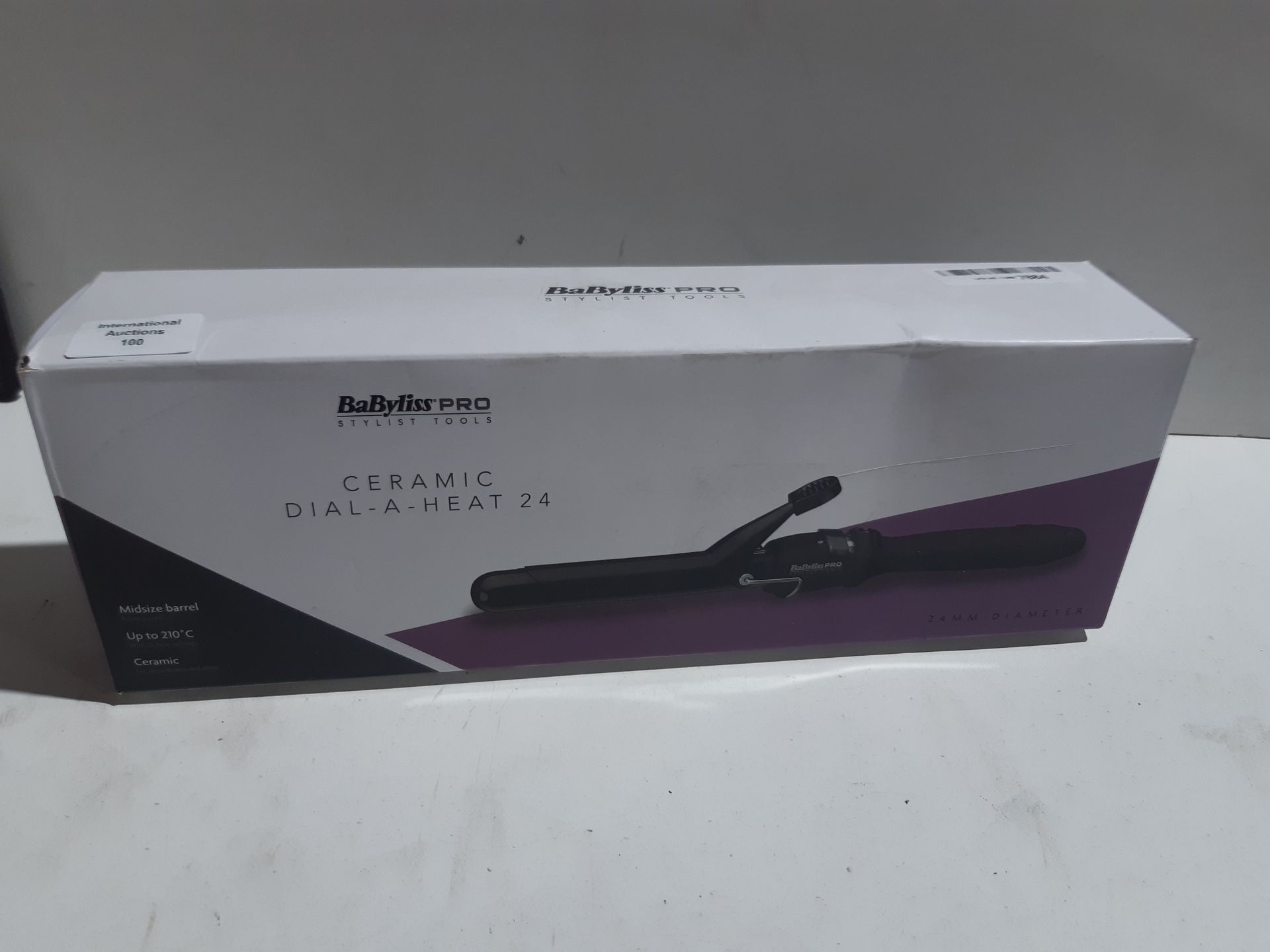 RRP £27.95 Babyliss 24 mm Pro Ceramic Dial A Heat Hair Tongs - Image 2 of 2