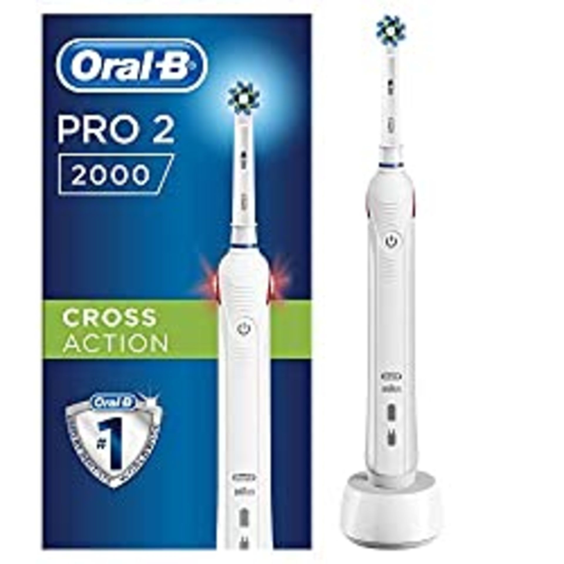 RRP £34.99 Oral-B Pro 2 CrossAction Electric Toothbrush